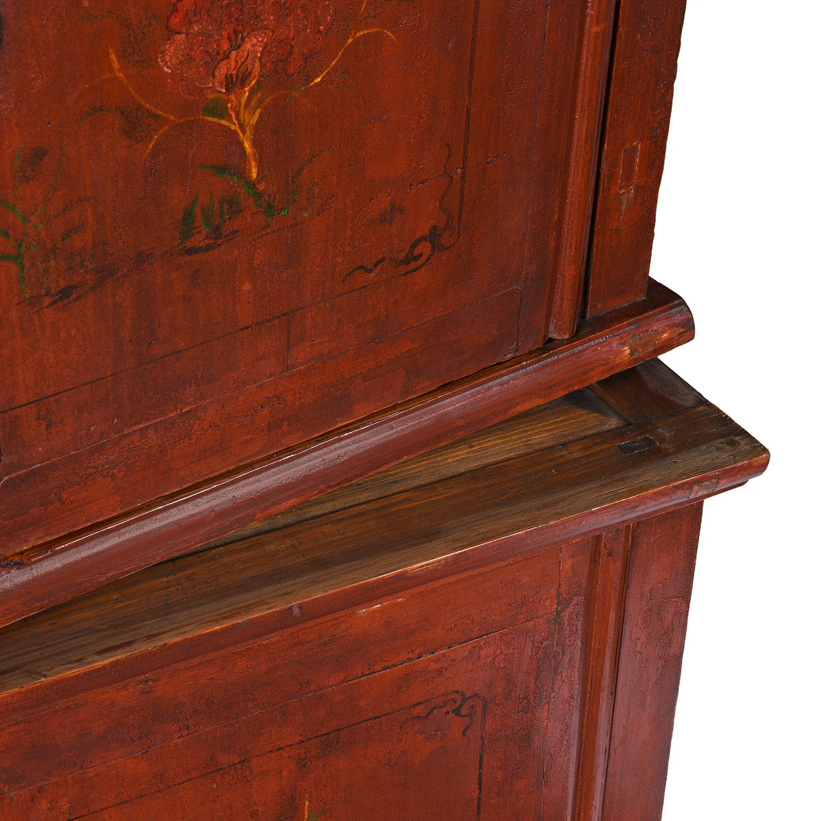 Red Lacquer Fujian Wedding Cabinet - 19th Century - Image 12
