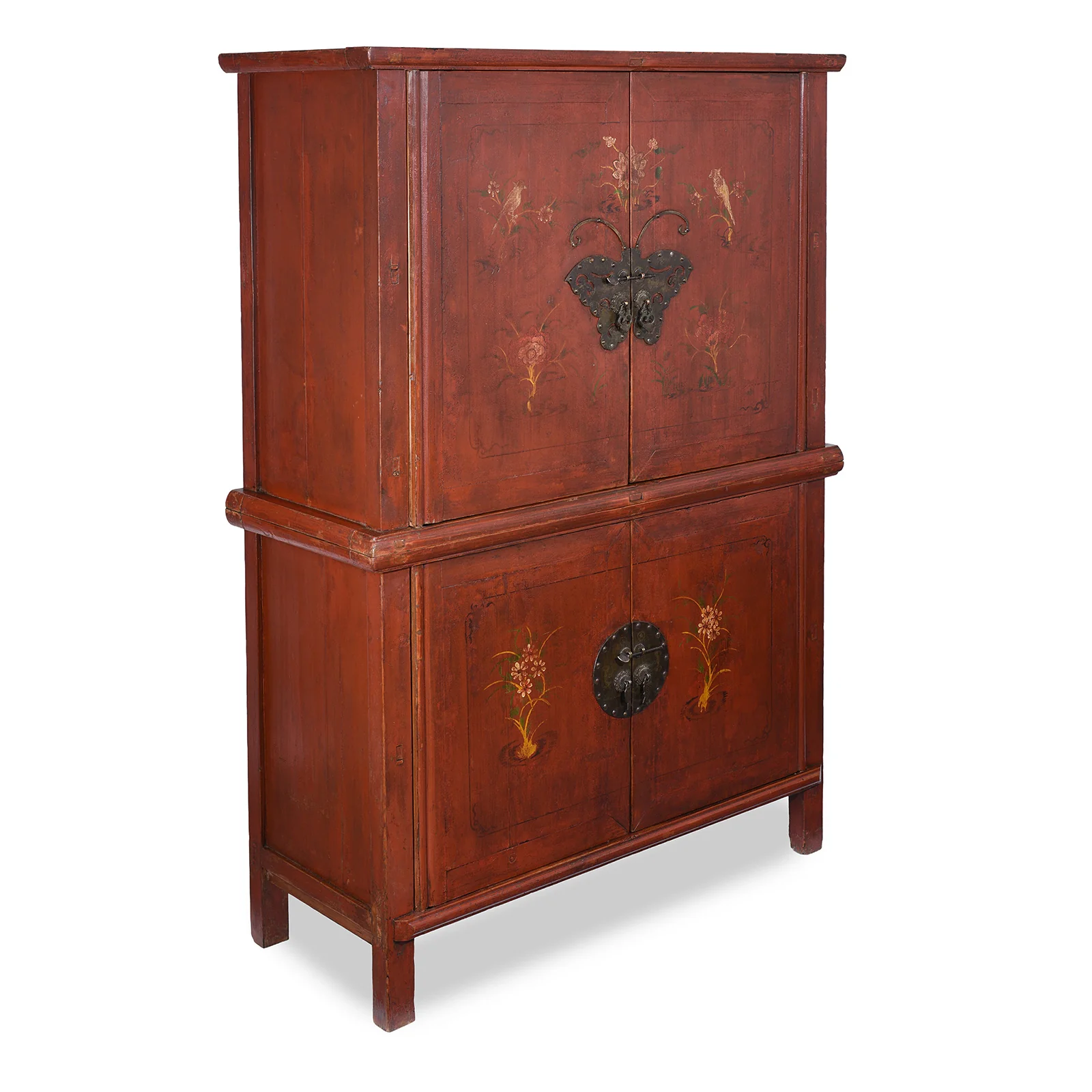 Red Lacquer Fujian Wedding Cabinet - 19th Century - Image 2