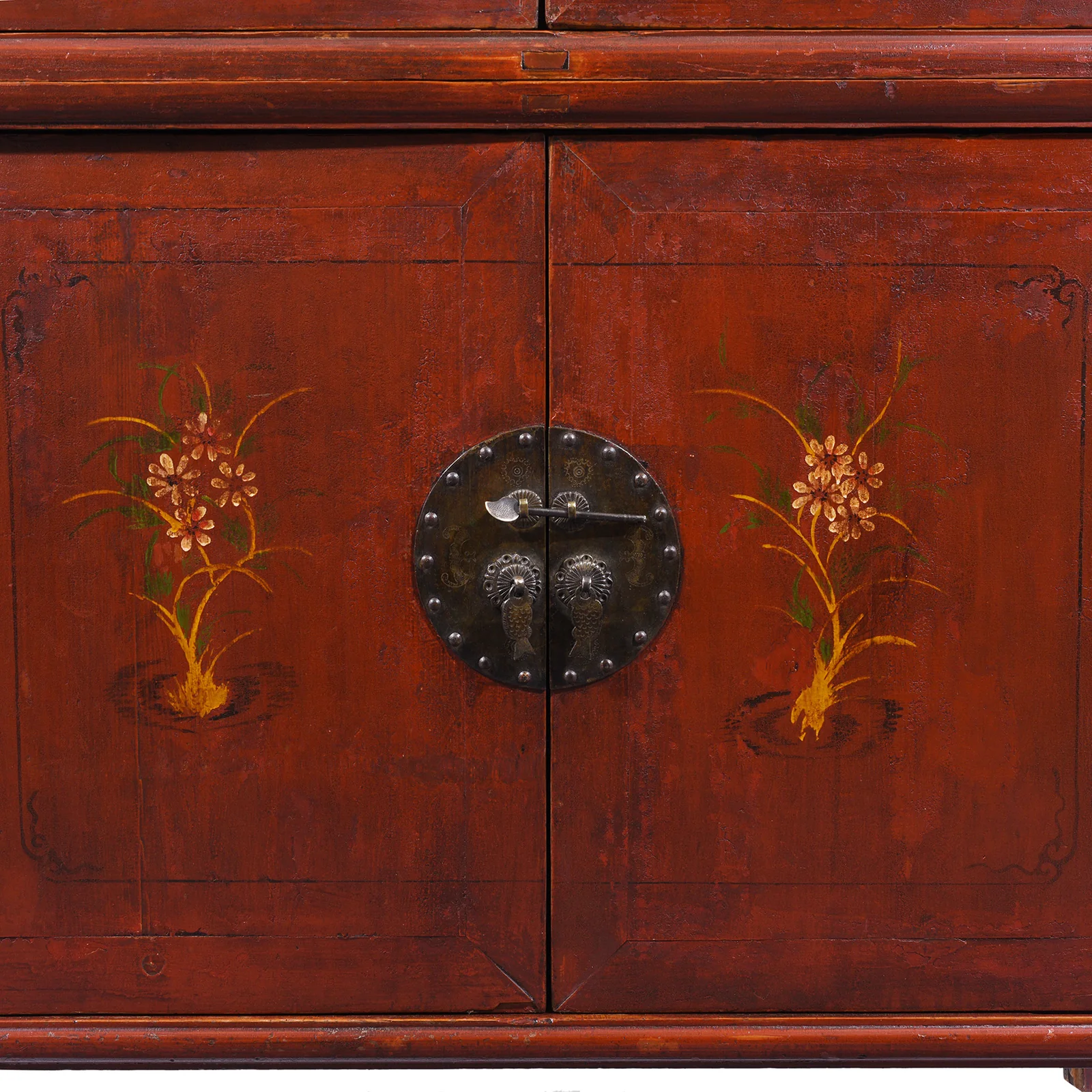 Red Lacquer Fujian Wedding Cabinet - 19th Century - Image 5