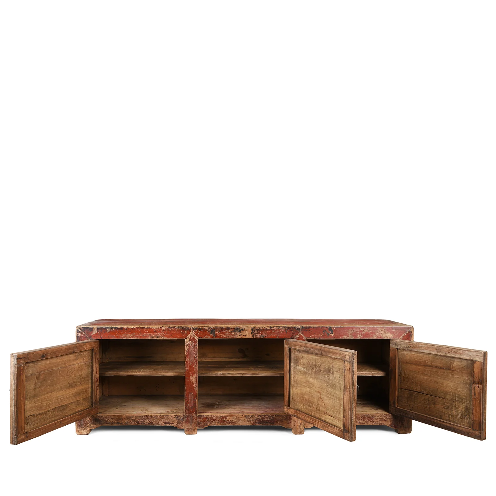 Red Painted Gansu Sideboard - Early 19th Century - Image 4