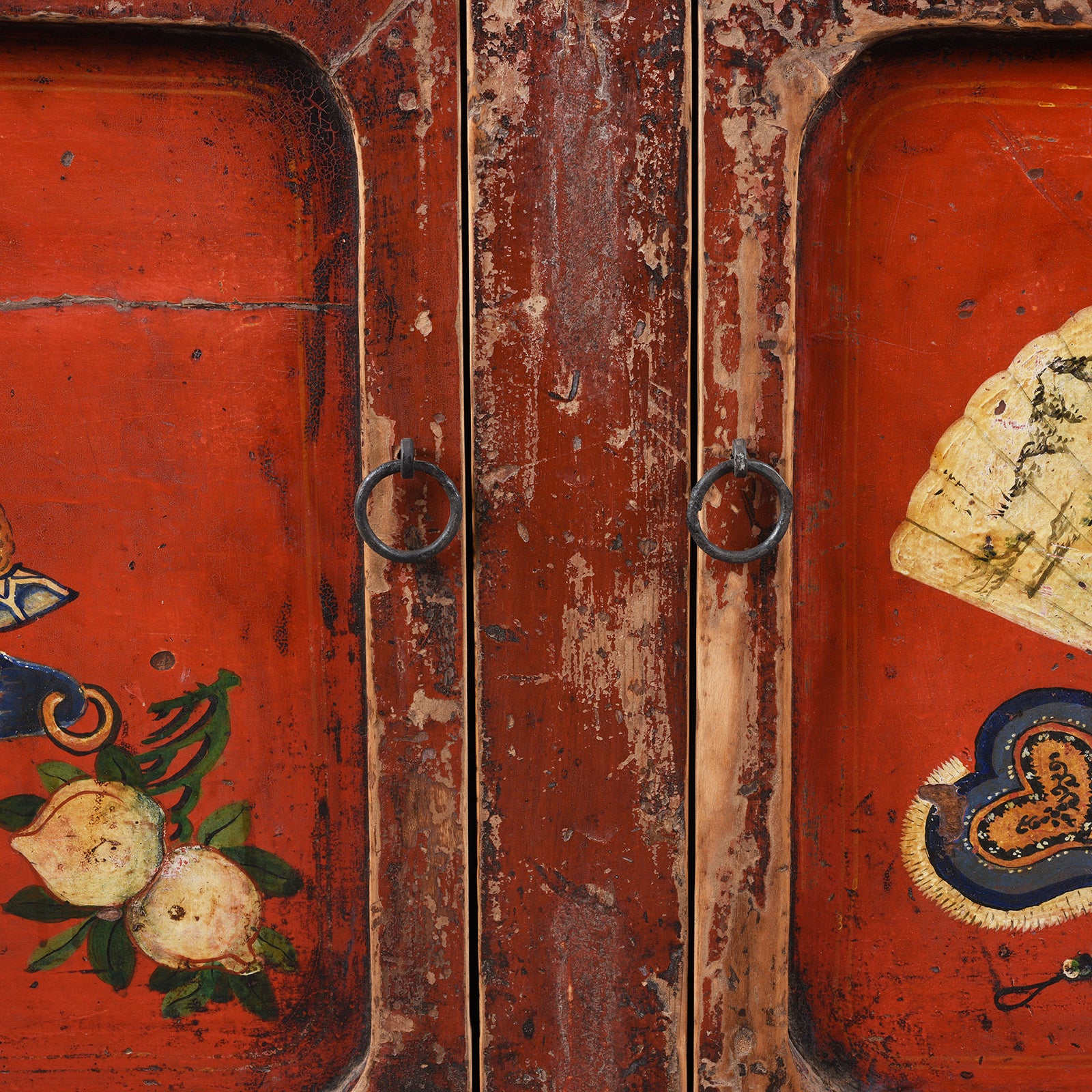 Red Painted Gansu Sideboard - Early 19th Century - Image 8
