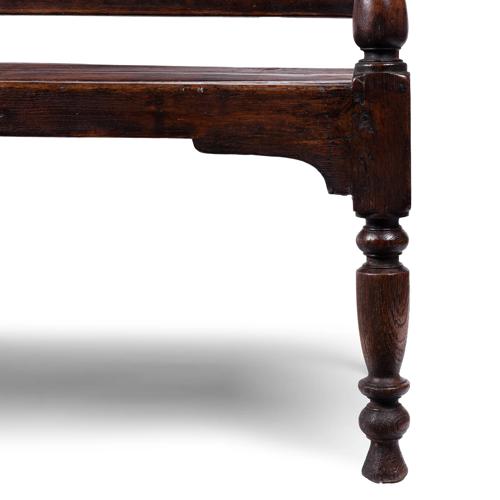 Regency Style Indian Slatted Bench - 19th Century - Image 4