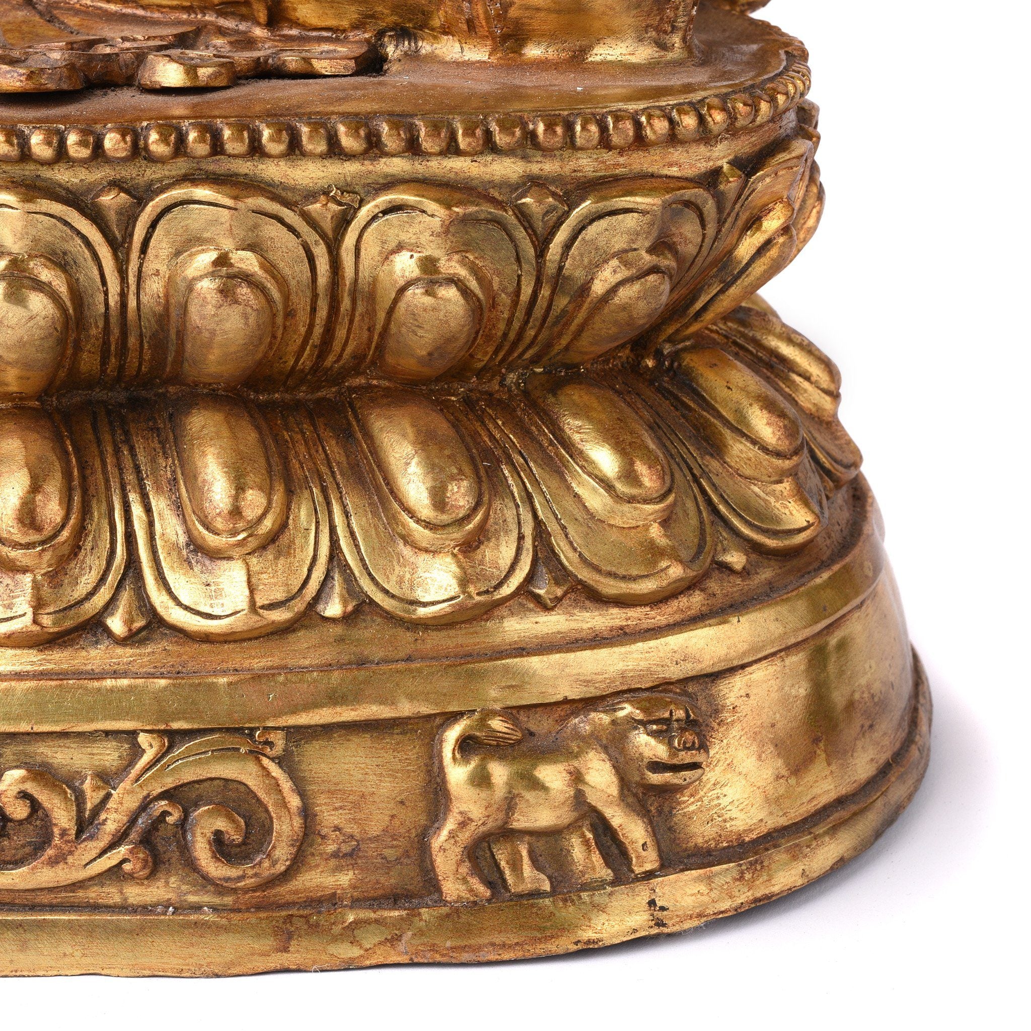 Gilt Bronze Statue of The Bodhisattva Vajrasattva - Image 6