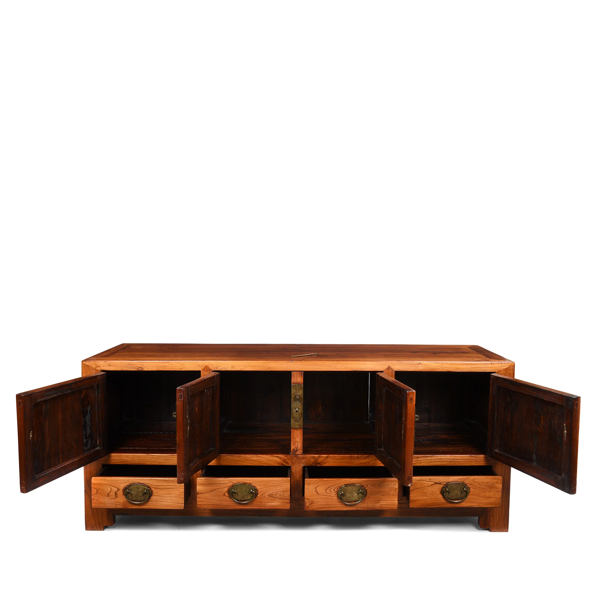 Reproduction Elm "Kang" Chinese Low Cabinet - Late 20thC - Image 3