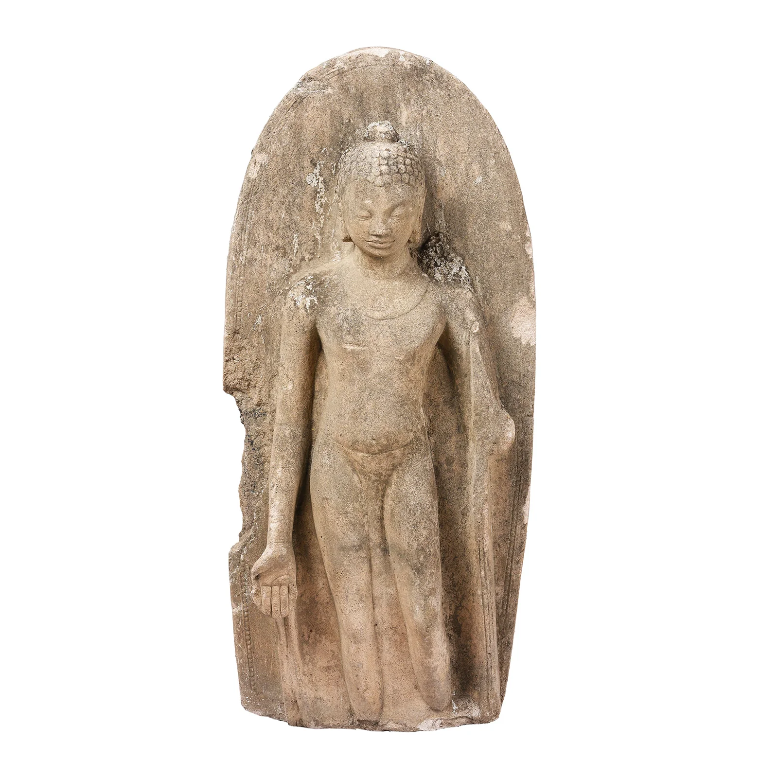 Reproduction Indian Concrete Standing Buddha