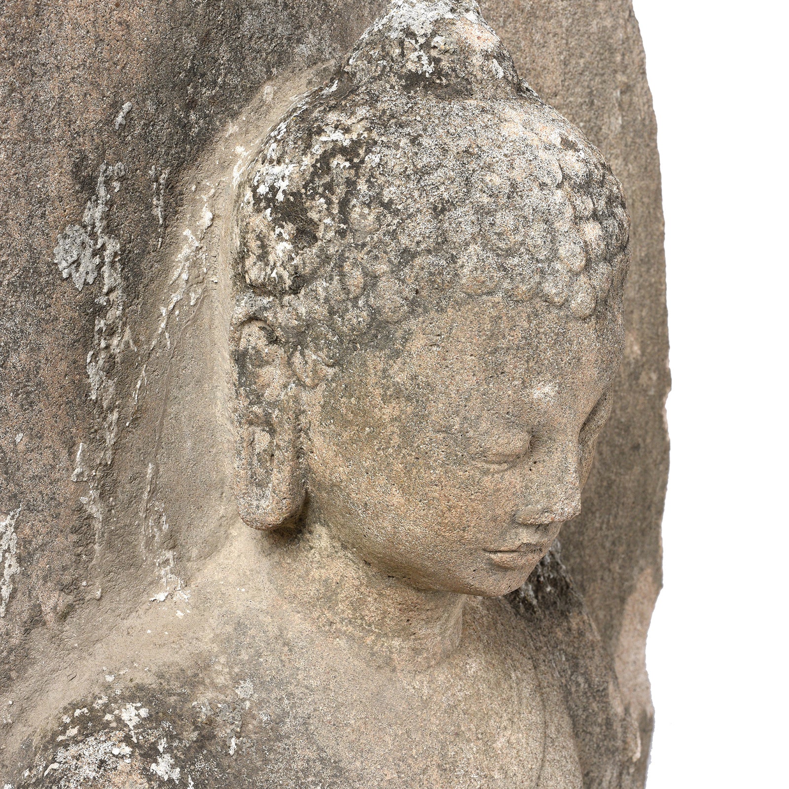 Reproduction Indian Concrete Standing Buddha - Image 4
