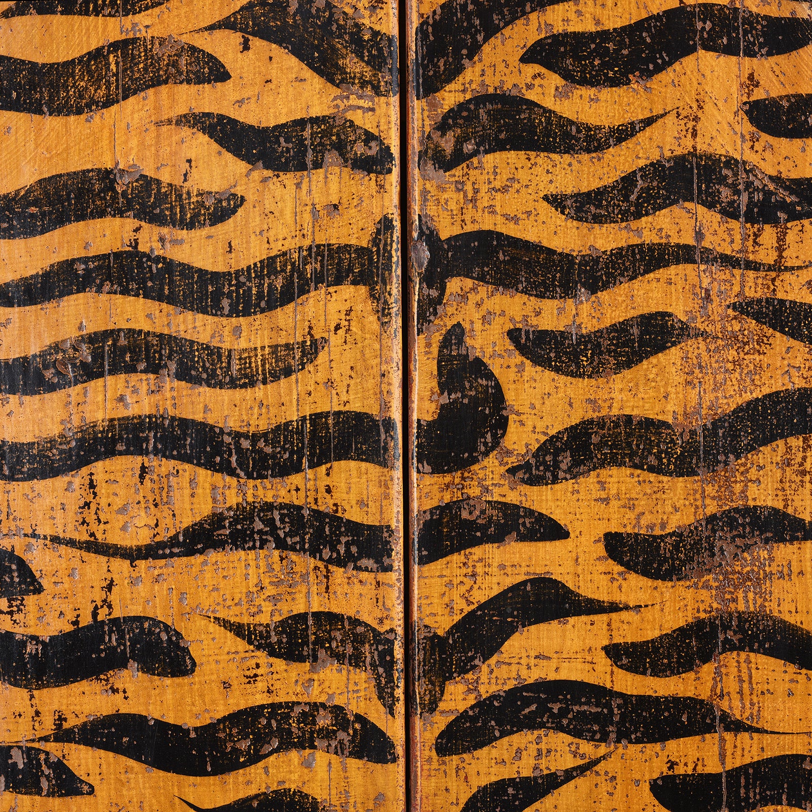 Reproduction Painted Tiger Doors From Qinghai - Image 3