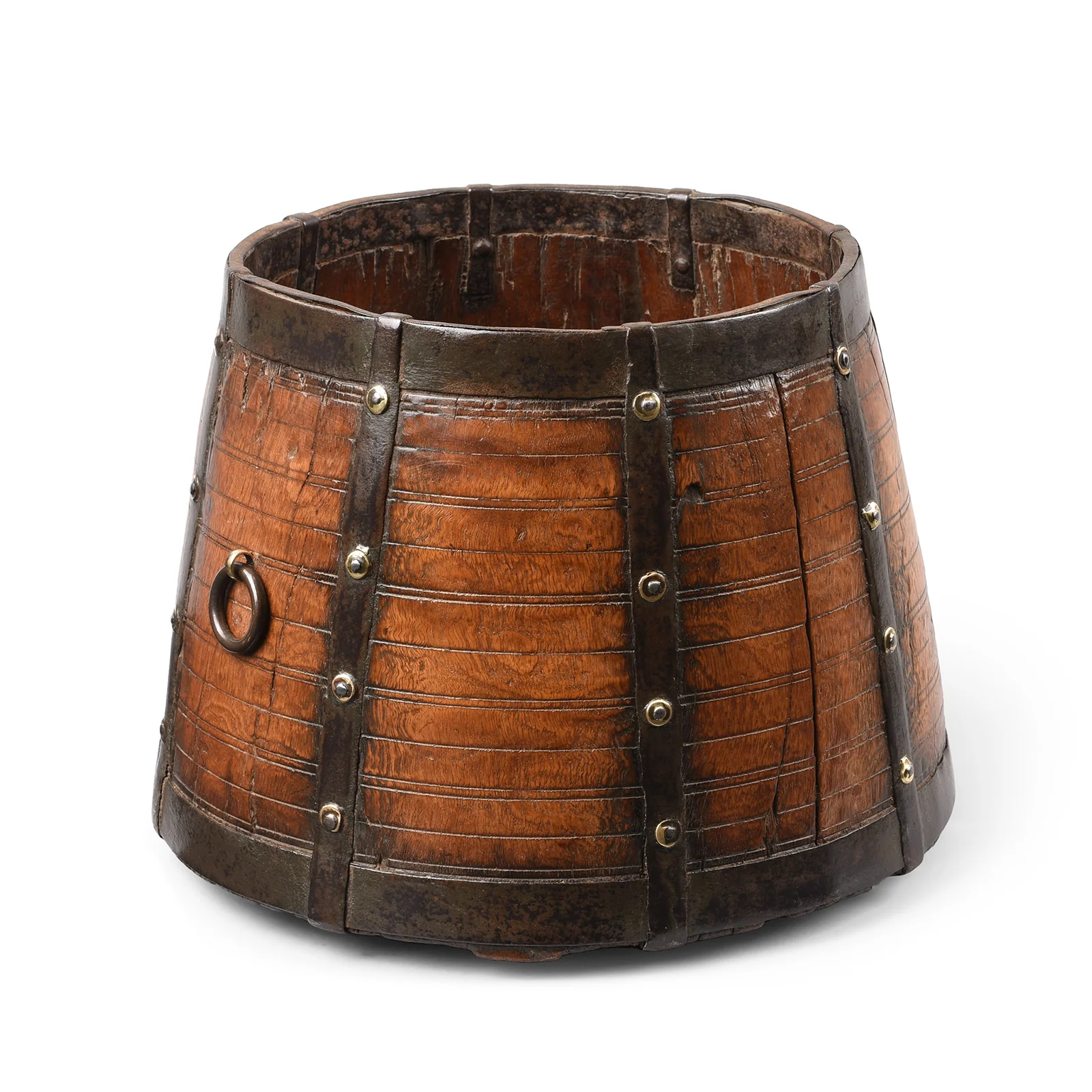 Roheda & Iron Grain Measure From Rajasthan - 19th Century