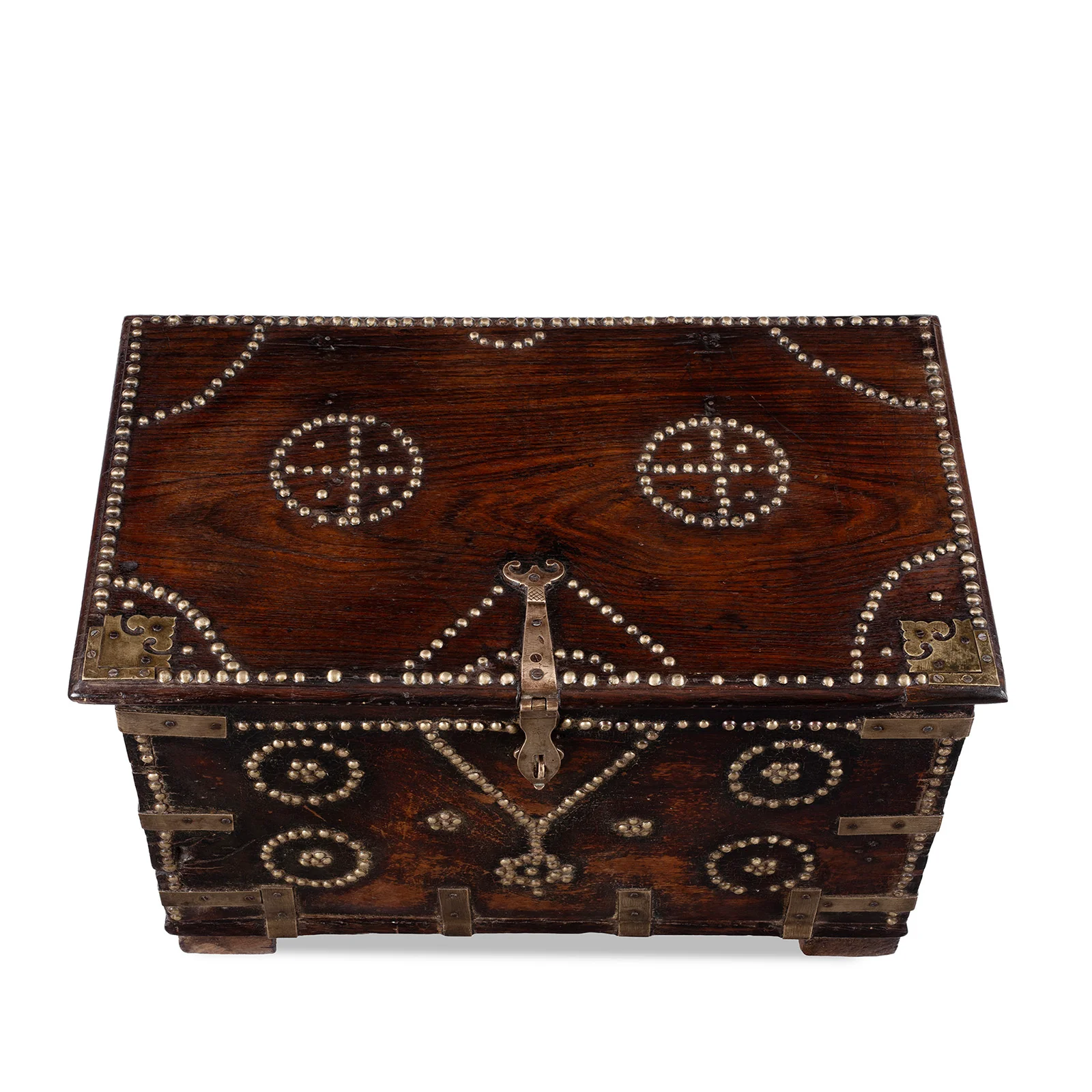 Rosewood Brass Studded 'Zanzibar' Chest - 19th Century - Image 3