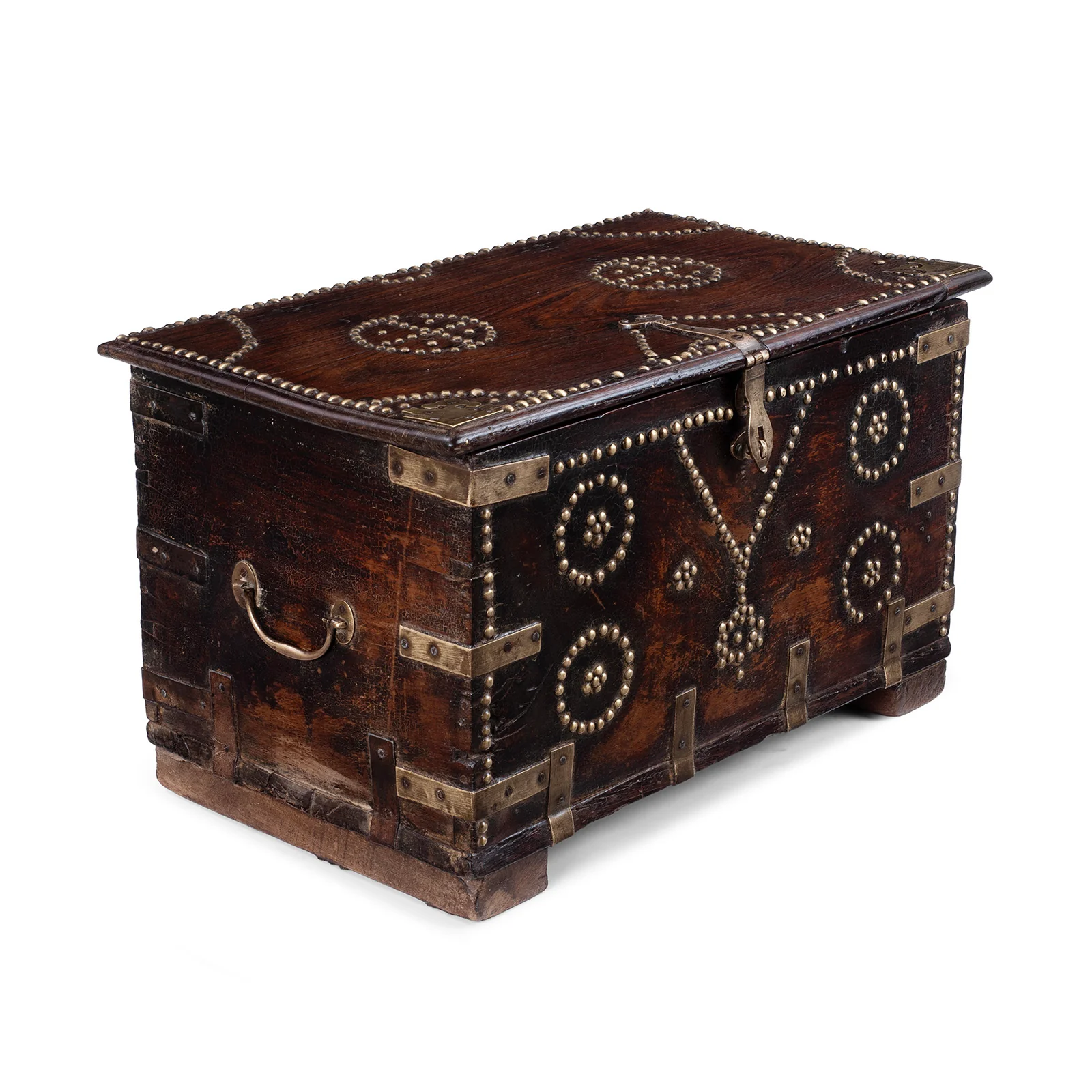 Rosewood Brass Studded 'Zanzibar' Chest - 19th Century - Image 6