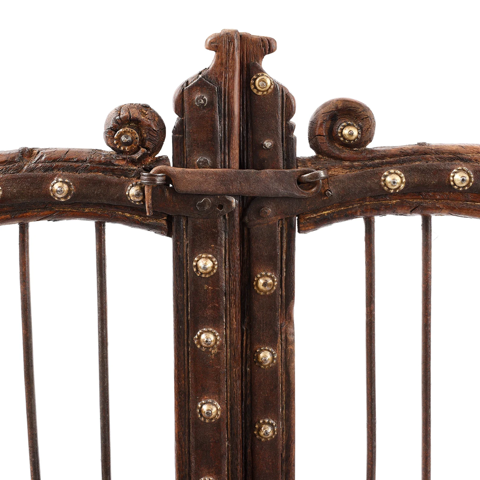 Rosewood Dog Gates From Gujarat - 19th Century - Image 2