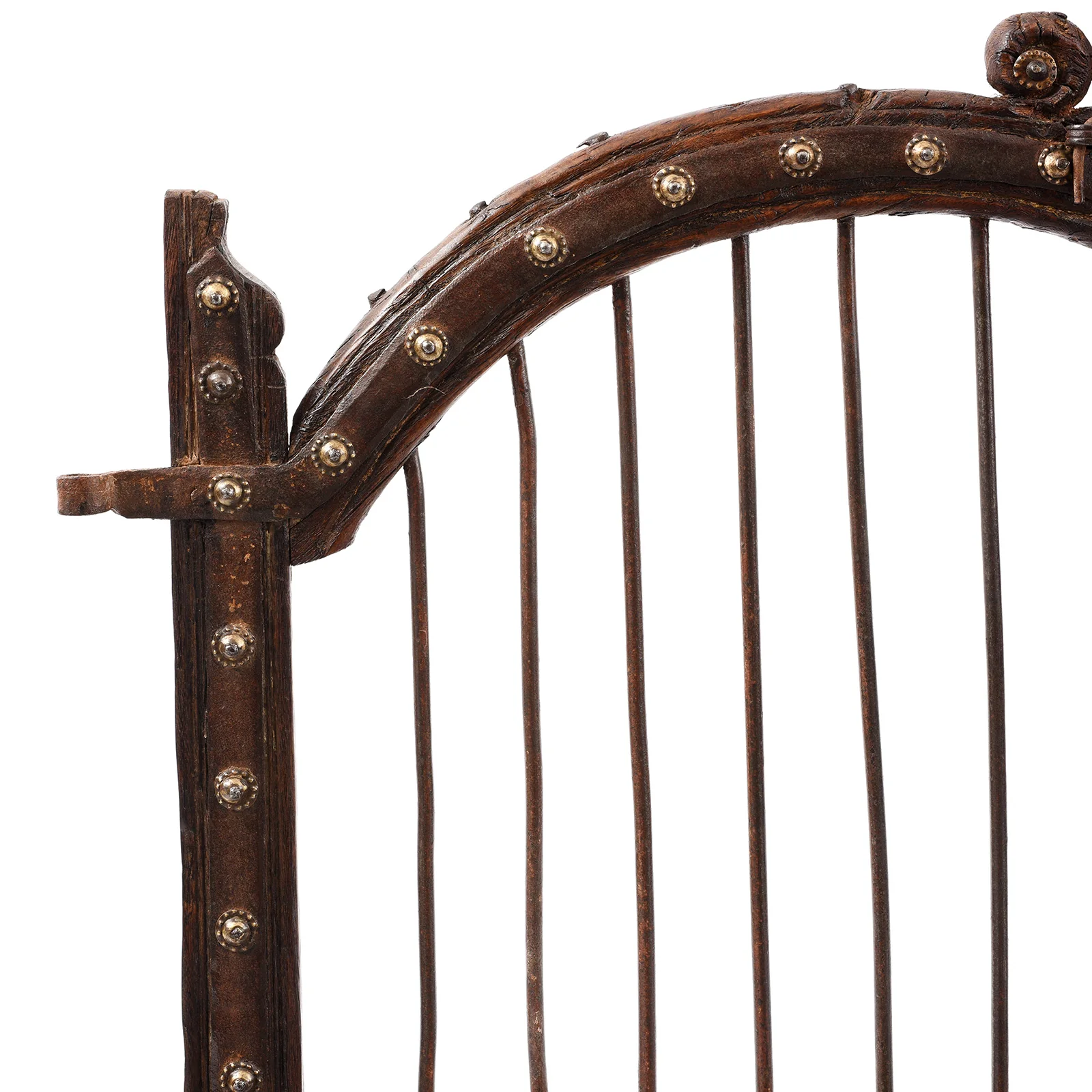 Rosewood Dog Gates From Gujarat - 19th Century - Image 3