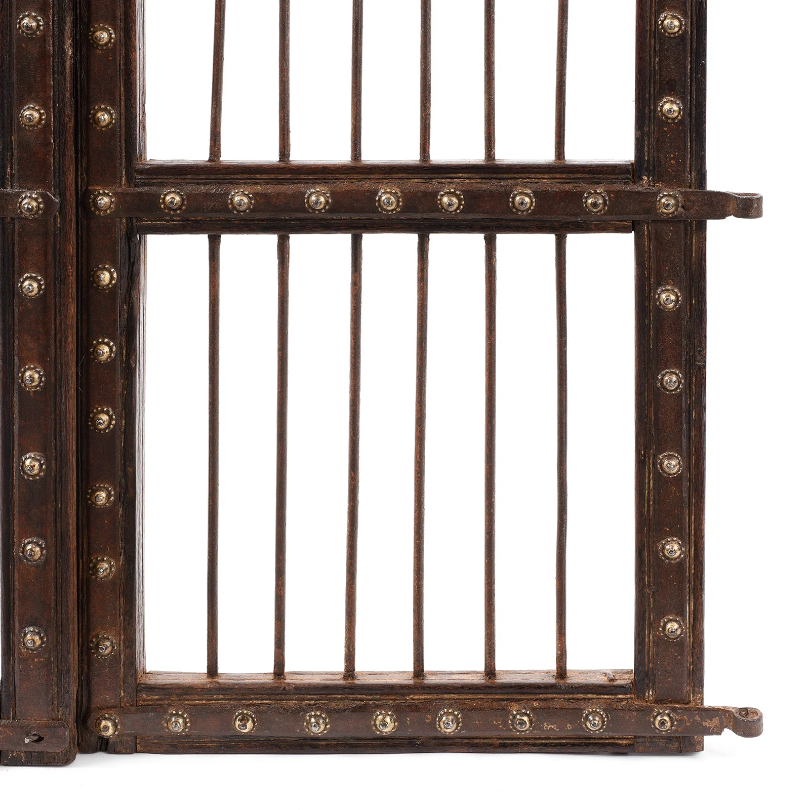 Rosewood Dog Gates From Gujarat - 19th Century - Image 4