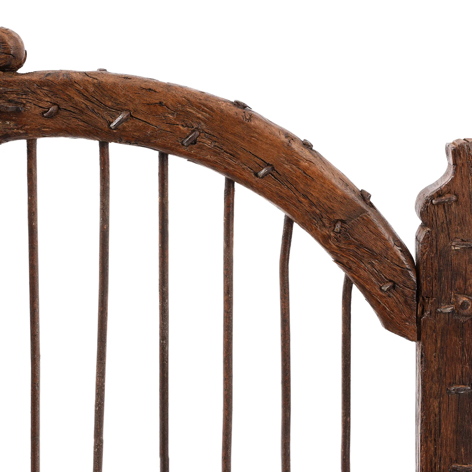 Rosewood Dog Gates From Gujarat - 19th Century - Image 6