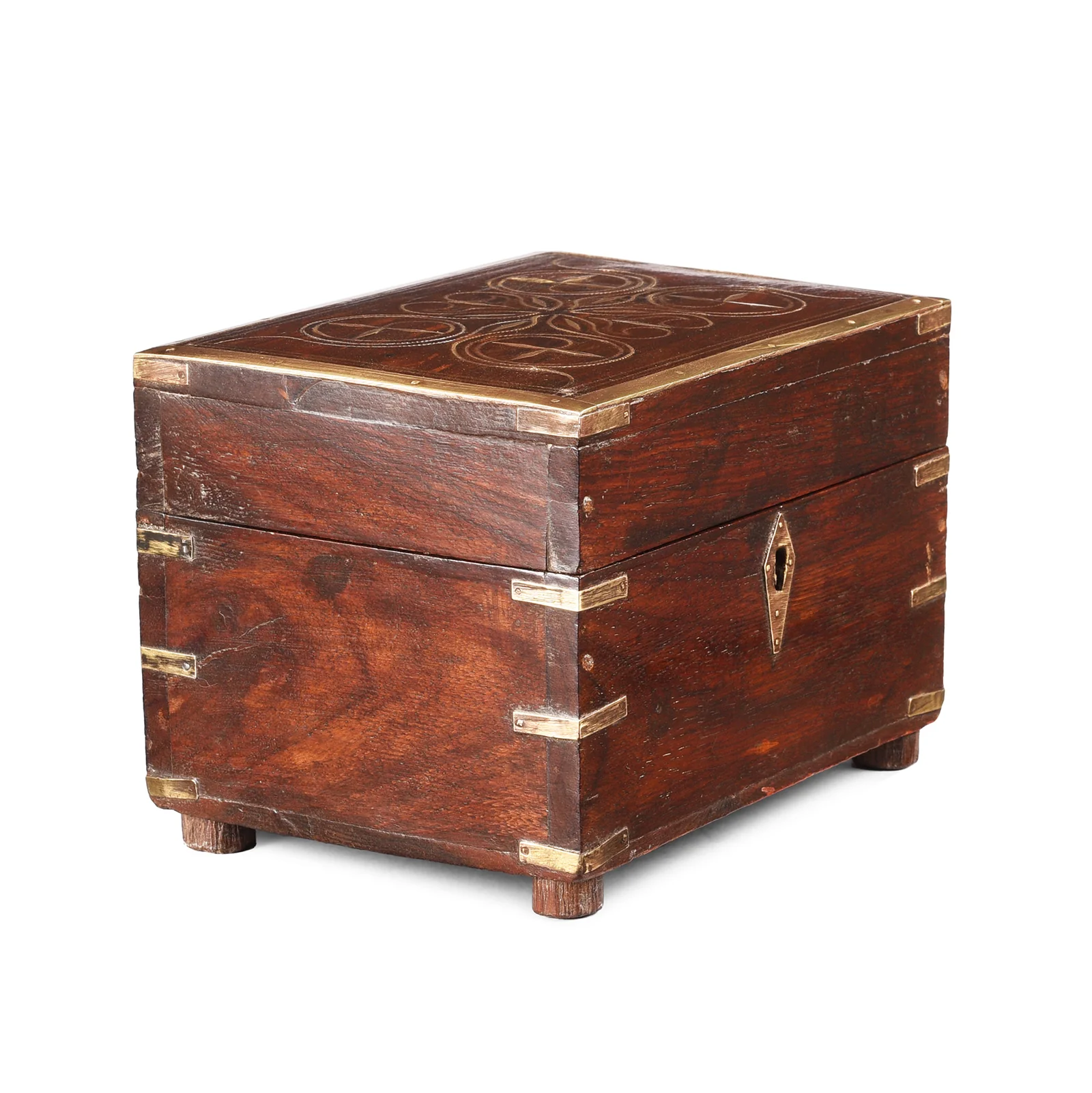 Rosewood Scent Box With Bottles From Lucknow - Ca 1900 - Image 3