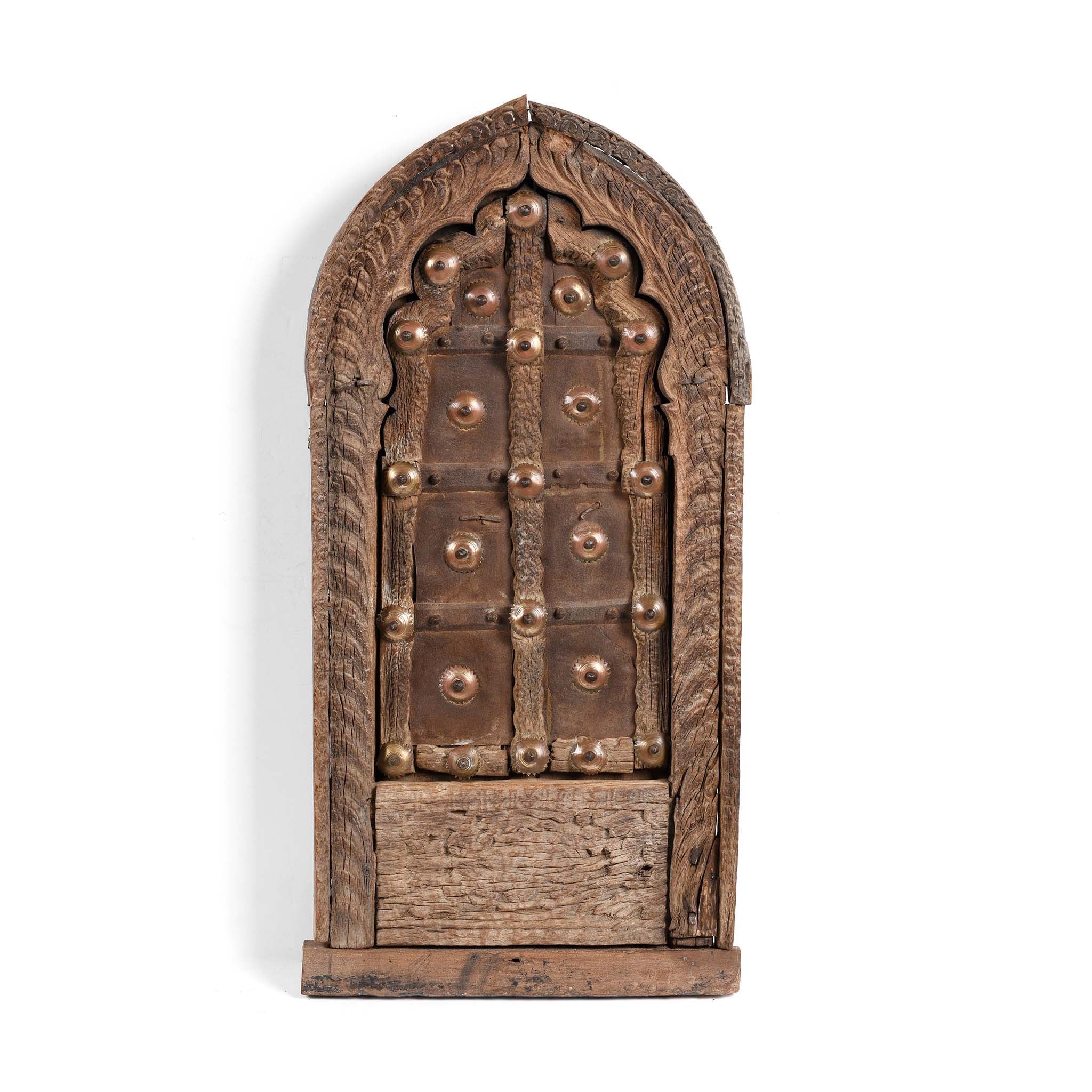 Old Indian Window Shutter From Shekavati - 19thC