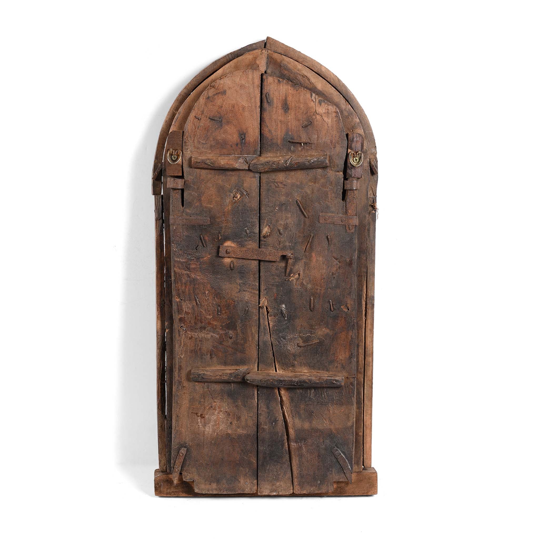 Old Indian Window Shutter From Shekavati - 19thC - Image 5
