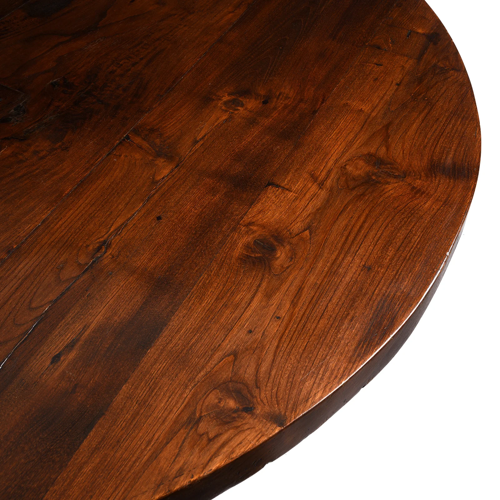 Reclaimed Teak Round Dining Table - Image 5