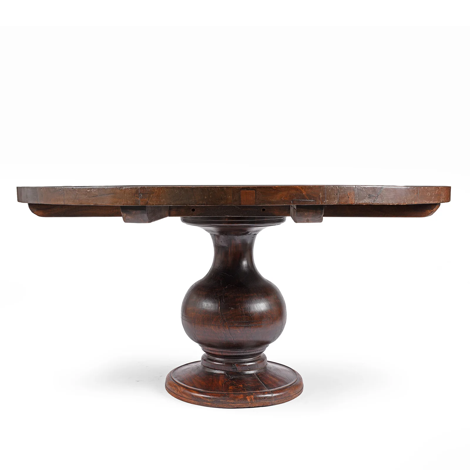 Reclaimed Teak Round Dining Table - Image 6