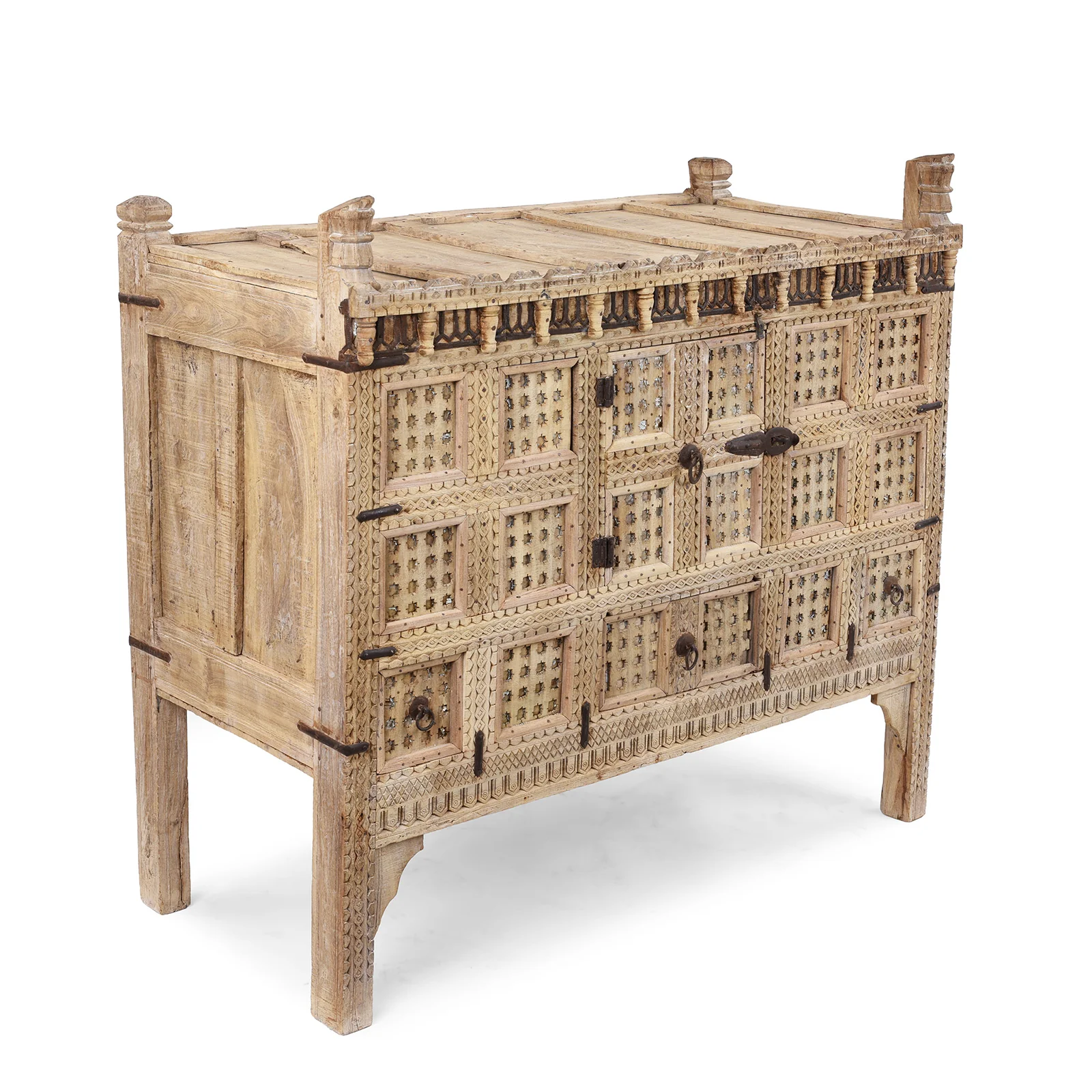Rubari Damchiya Dowry Chest From Kutch - Ca 1920 - Image 4