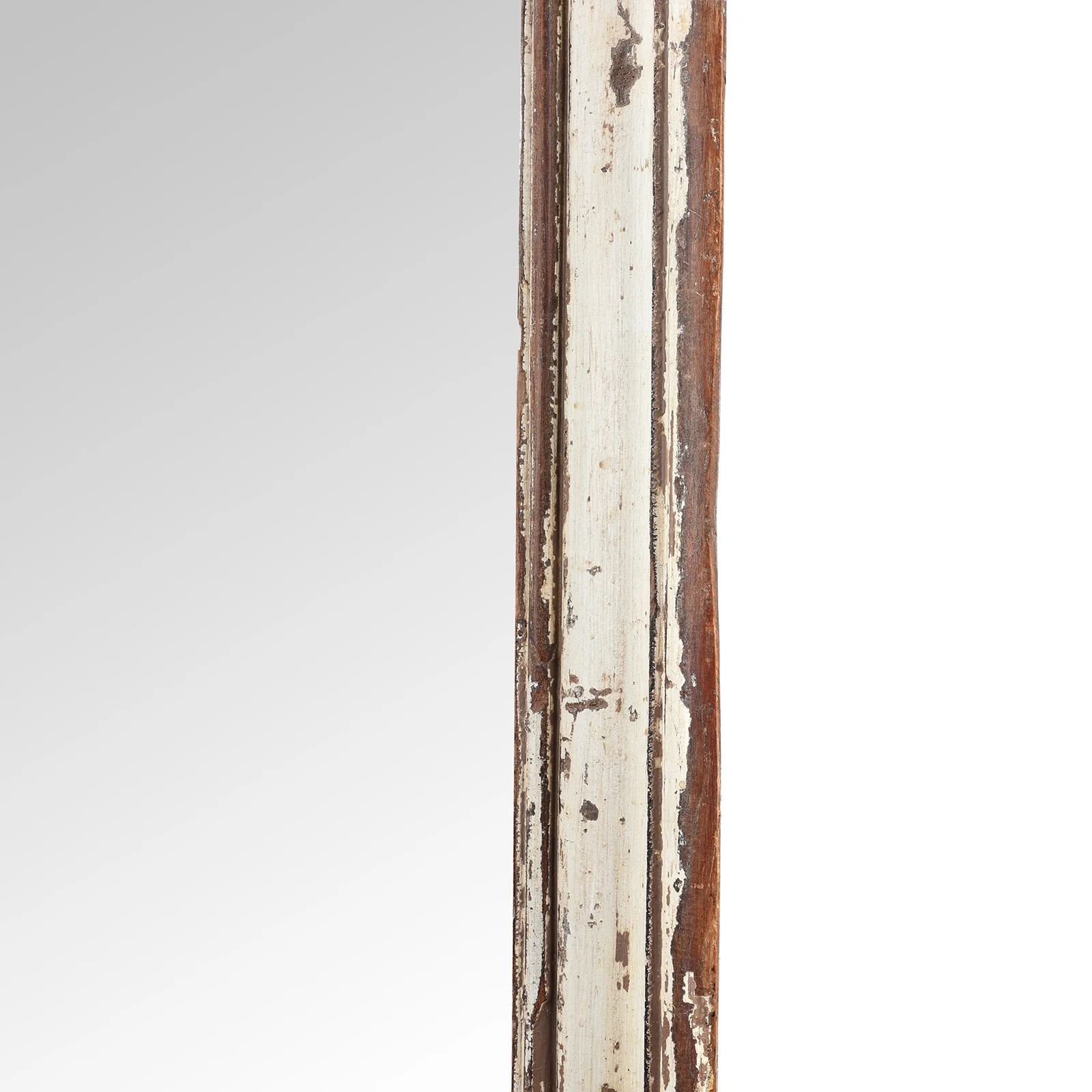 Rustic Cream Painted Indian Mirror (92 x 182 cms) - Image 4