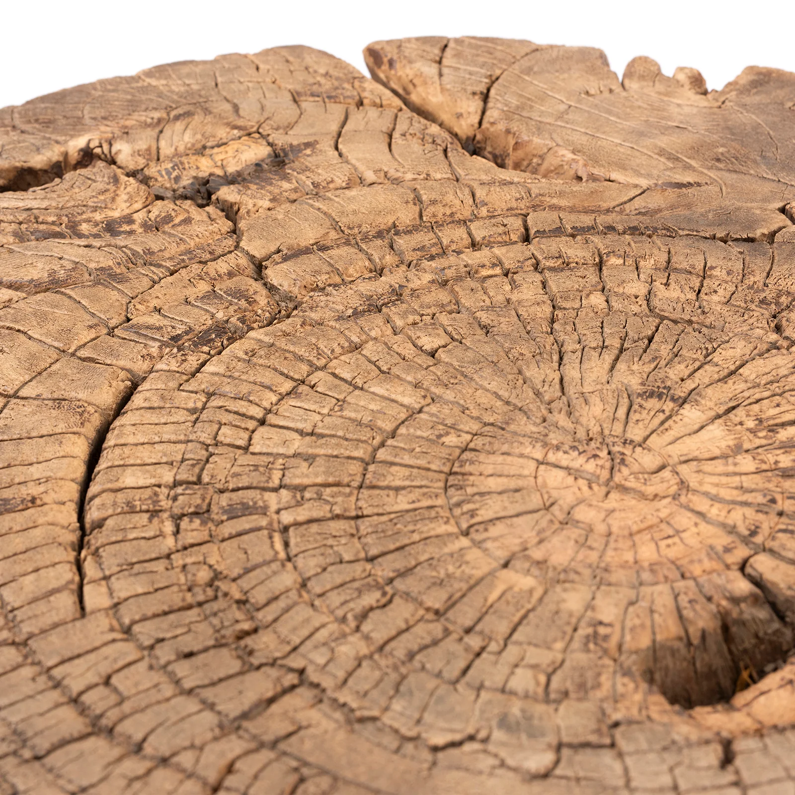 Rustic Elm Farmhouse Stool - 19th Century - Image 4