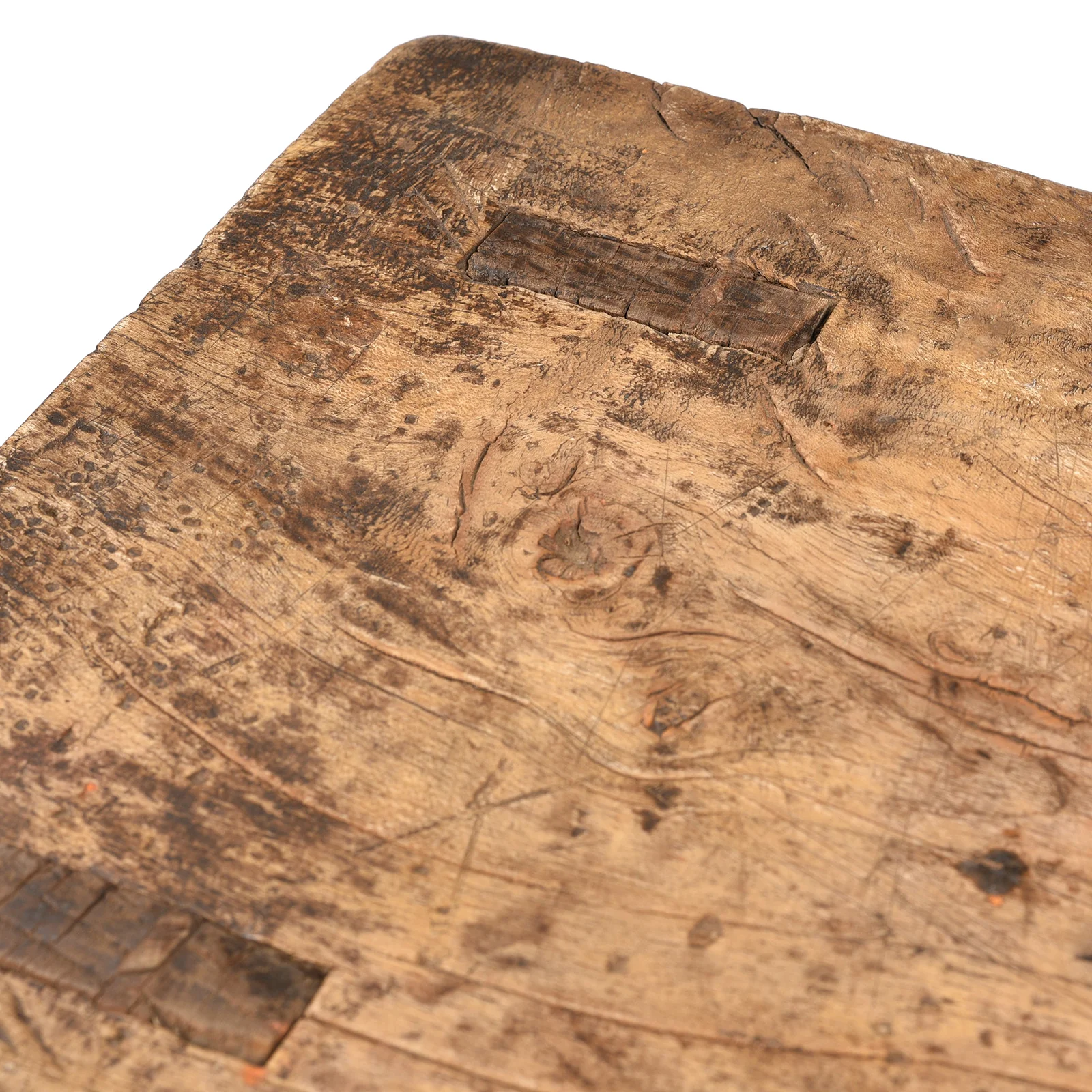 Rustic Low Farmhouse Stool From Shanxi - 19th Century - Image 4