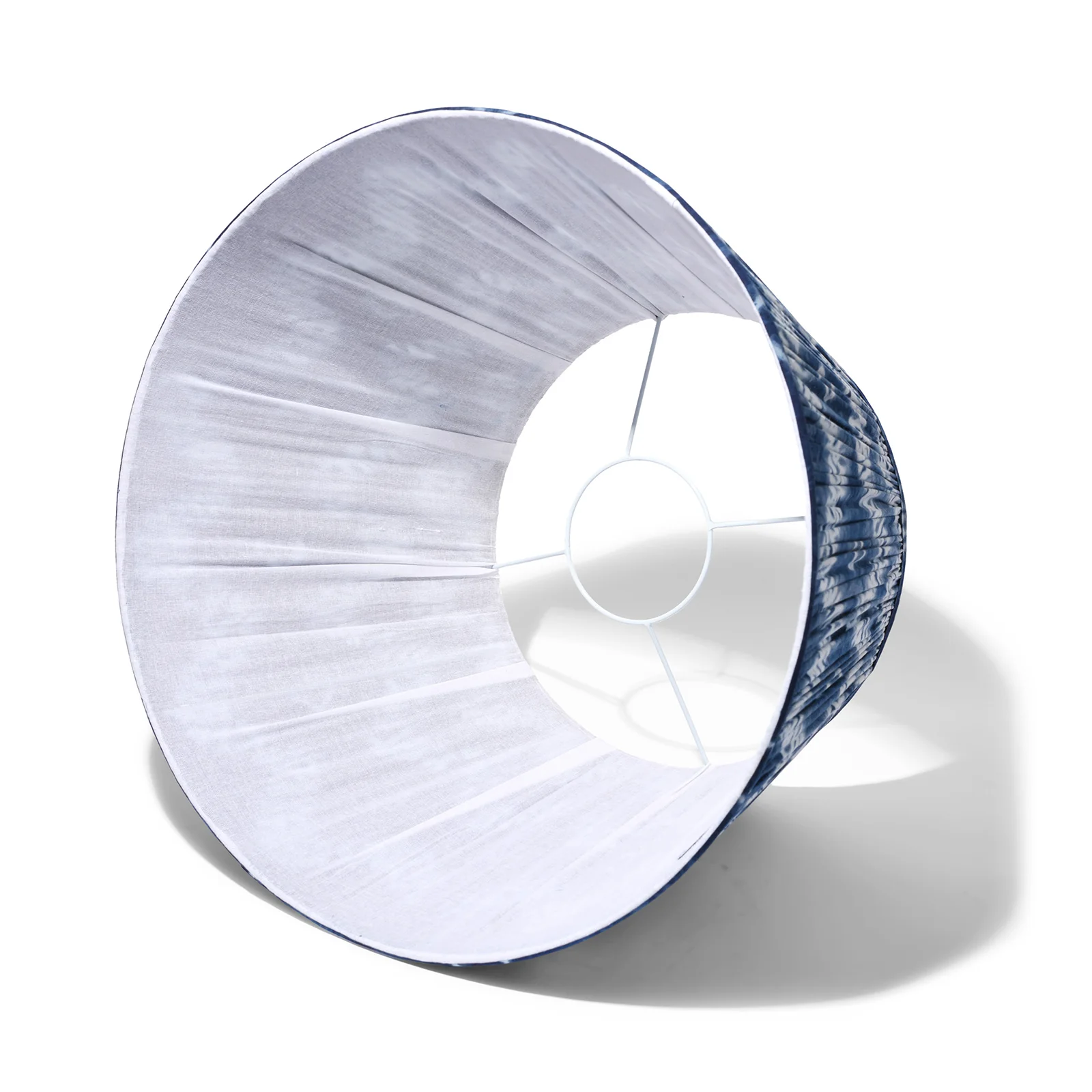 Samarkand Indigo Ajmer Blue Empire Lampshade - 50cm - Image 4