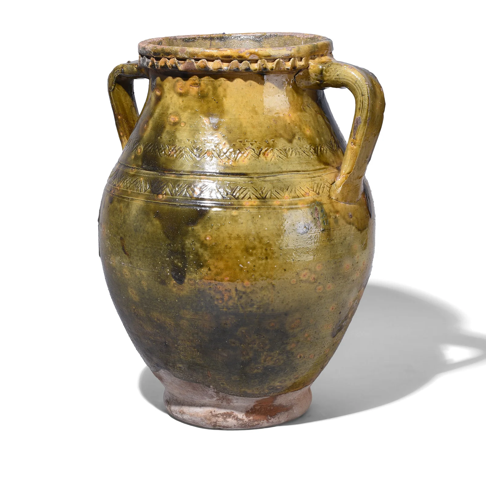 Sancai Yellow Glazed Terracotta Vase From Yunnan - Image 3