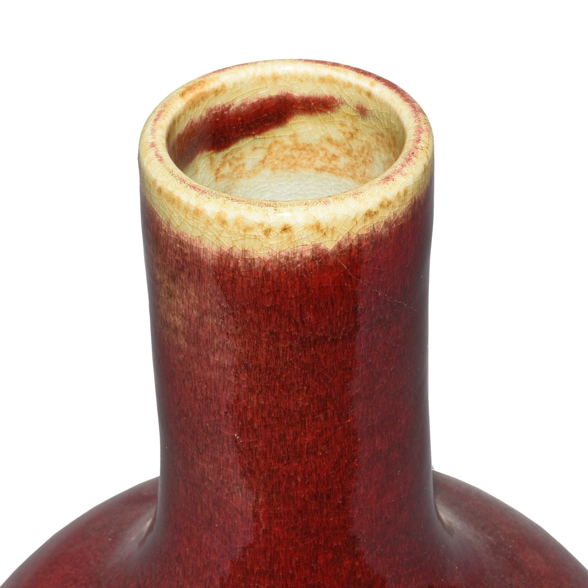 Sang De Boeuf Porcelain Tianqiuping Vase - Image 2