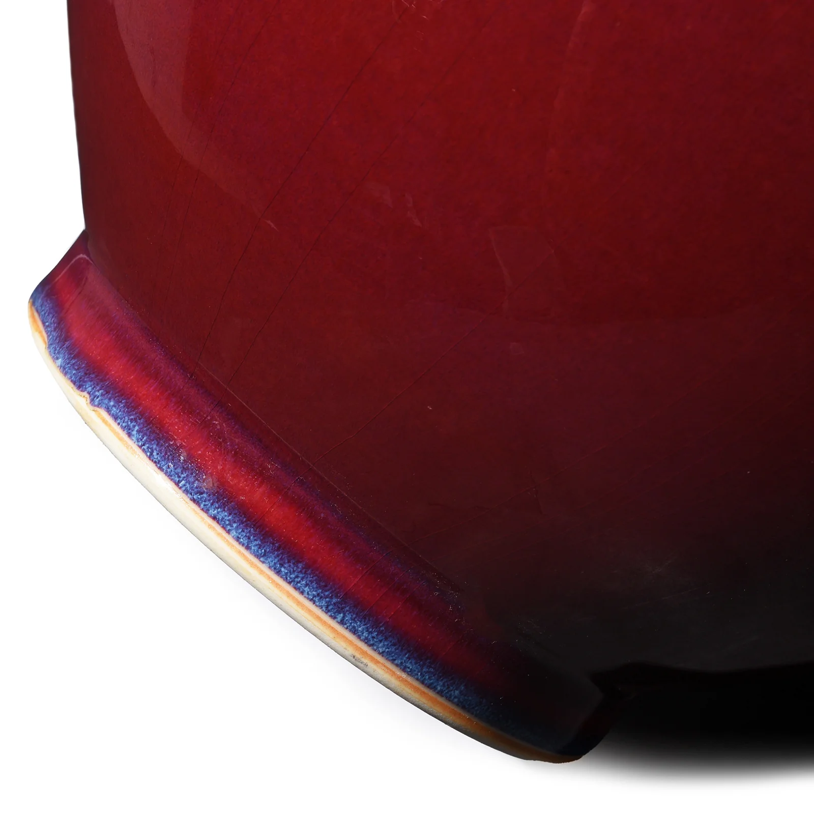 Sang De Boeuf Glaze Porcelain Slender Neck Vase - Image 3