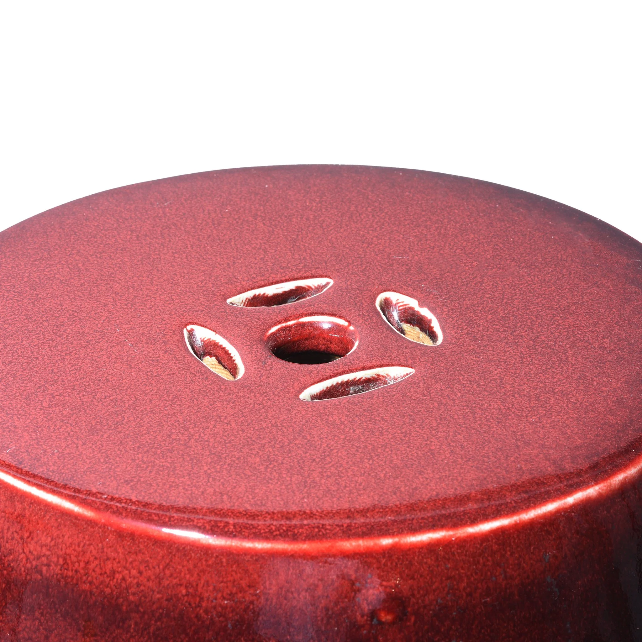 Sang De Boeuf Porcelain Stool - Image 3
