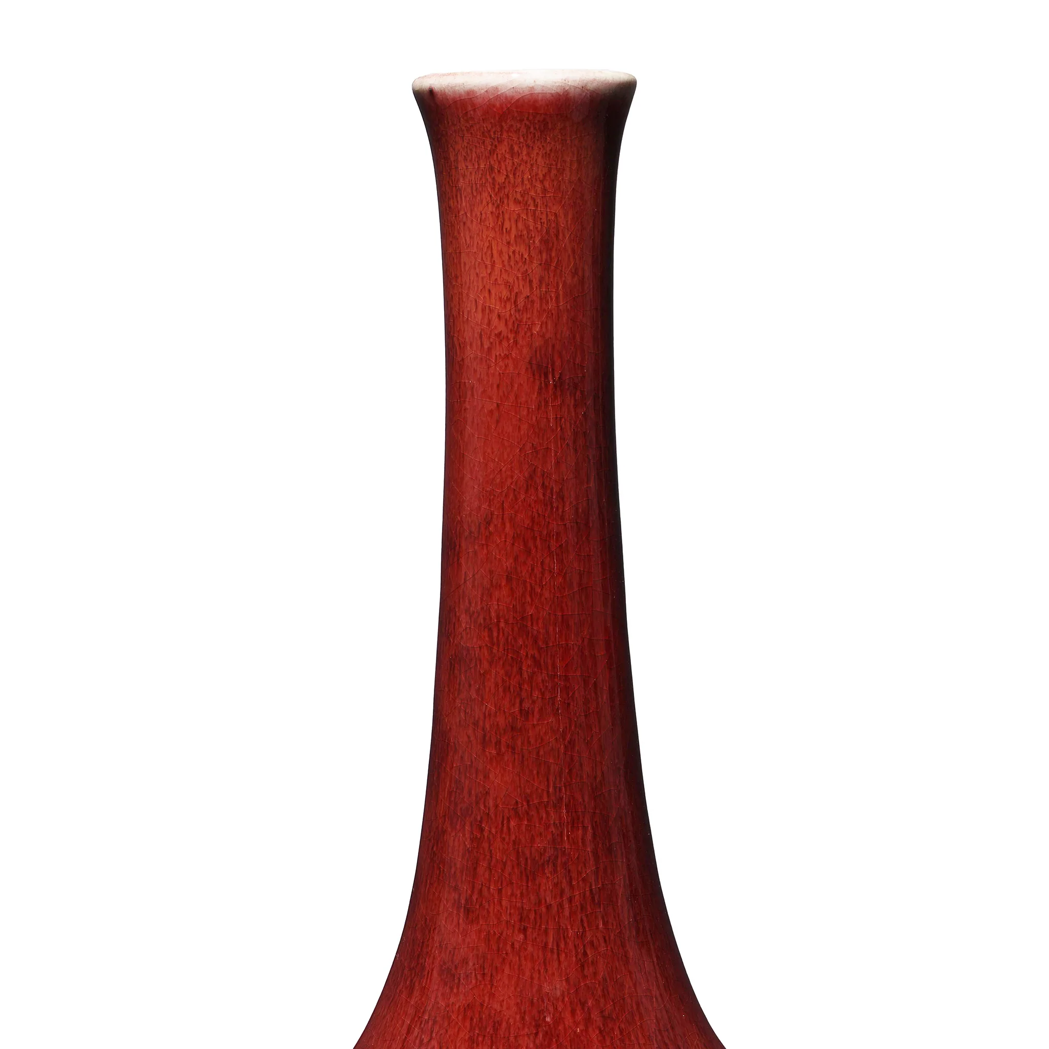 Sang De Boeuf Porcelain Tianqiuping Vase - Image 3