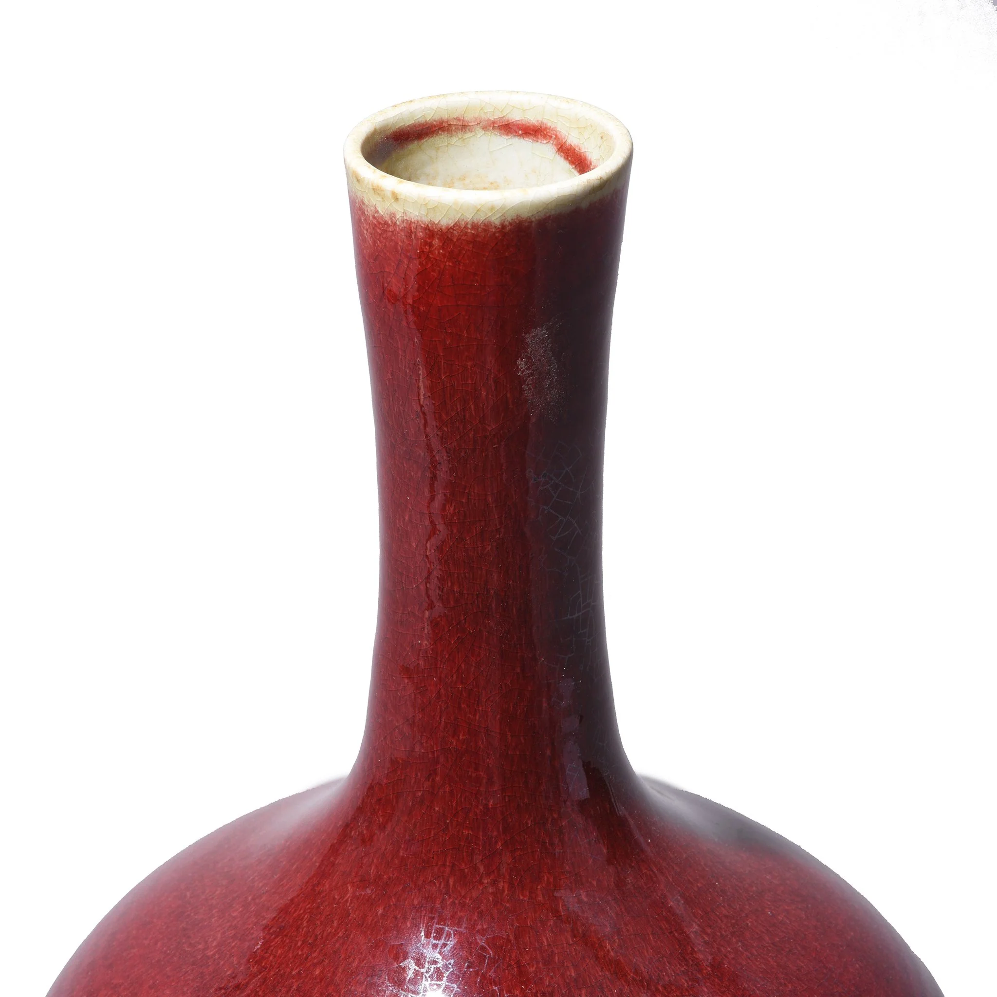 Sang De Boeuf Porcelain Tianqiuping Vase - Image 2