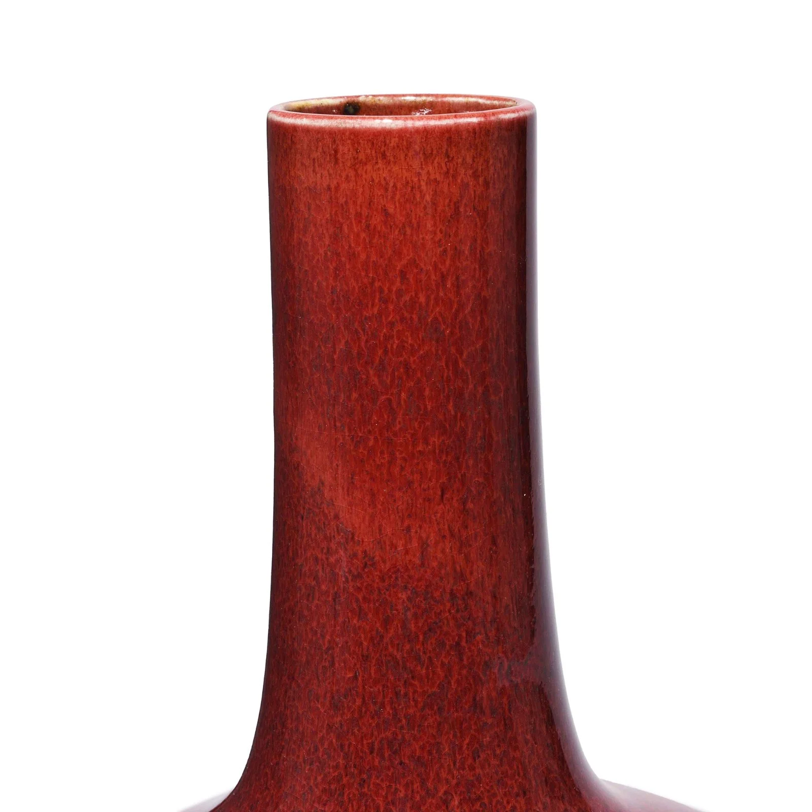Sang De Boeuf Porcelain Tianqiuping Vase - Image 4