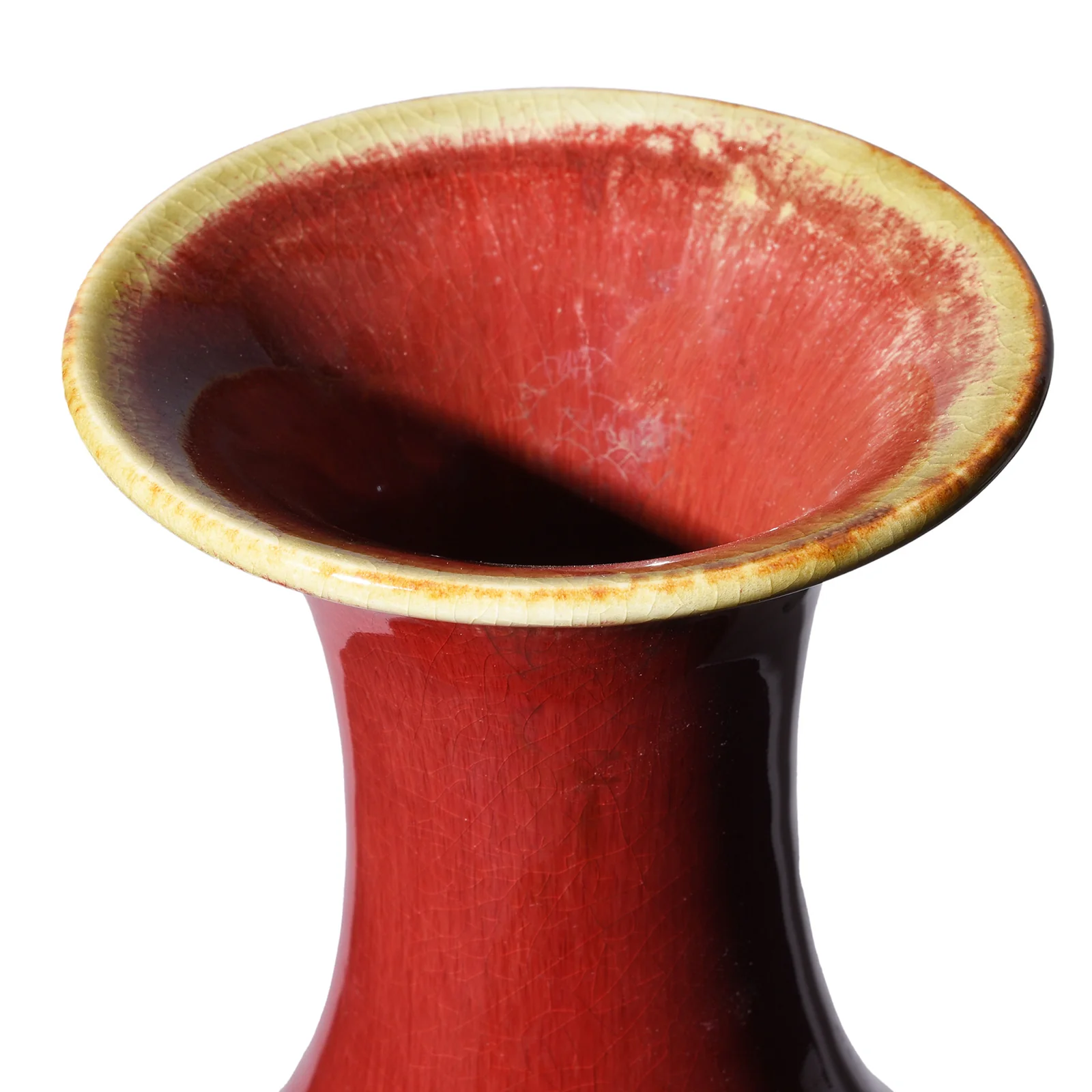 Sang De Boeuf Porcelain Yuhuchunping Vase - Image 2