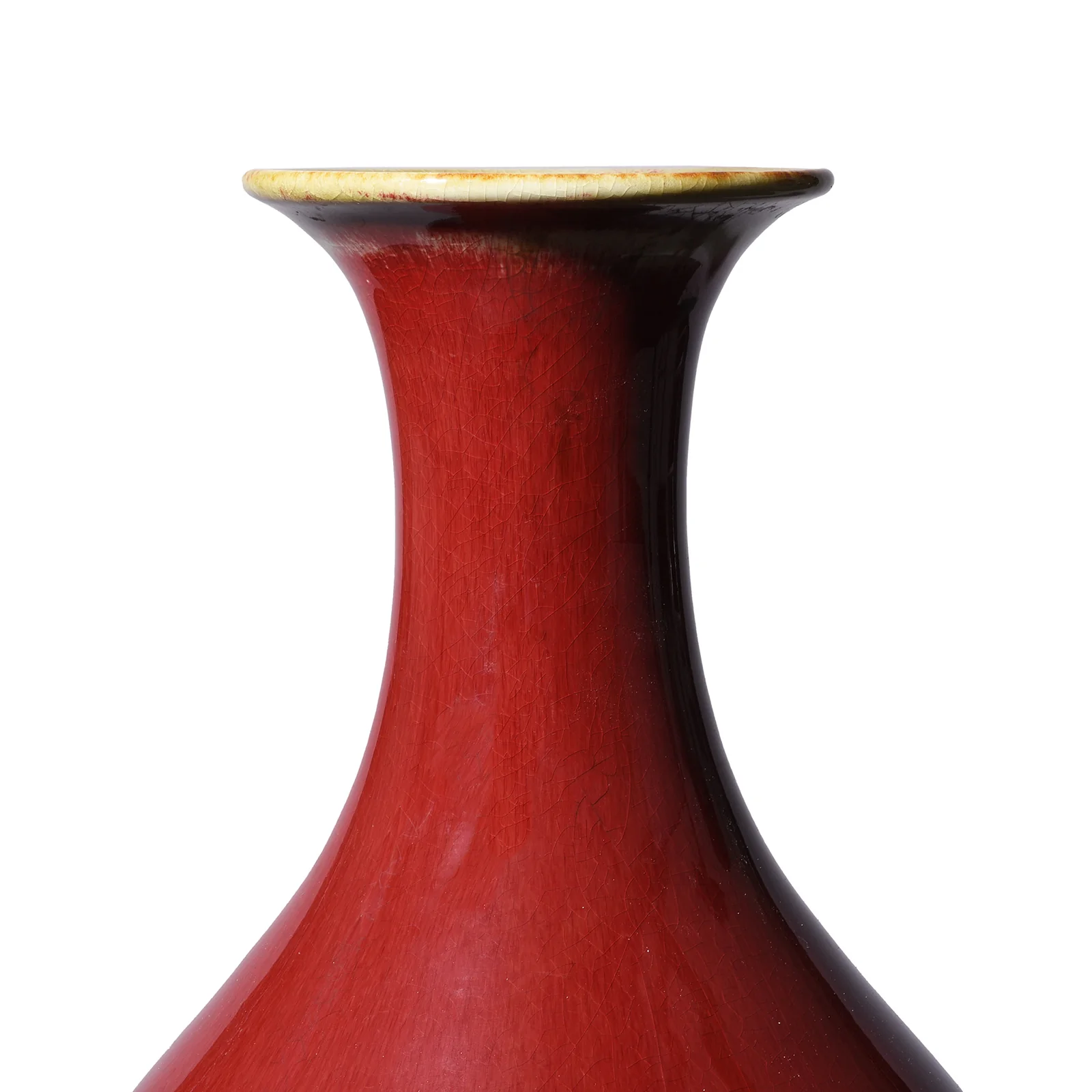 Sang De Boeuf Porcelain Yuhuchunping Vase - Image 3