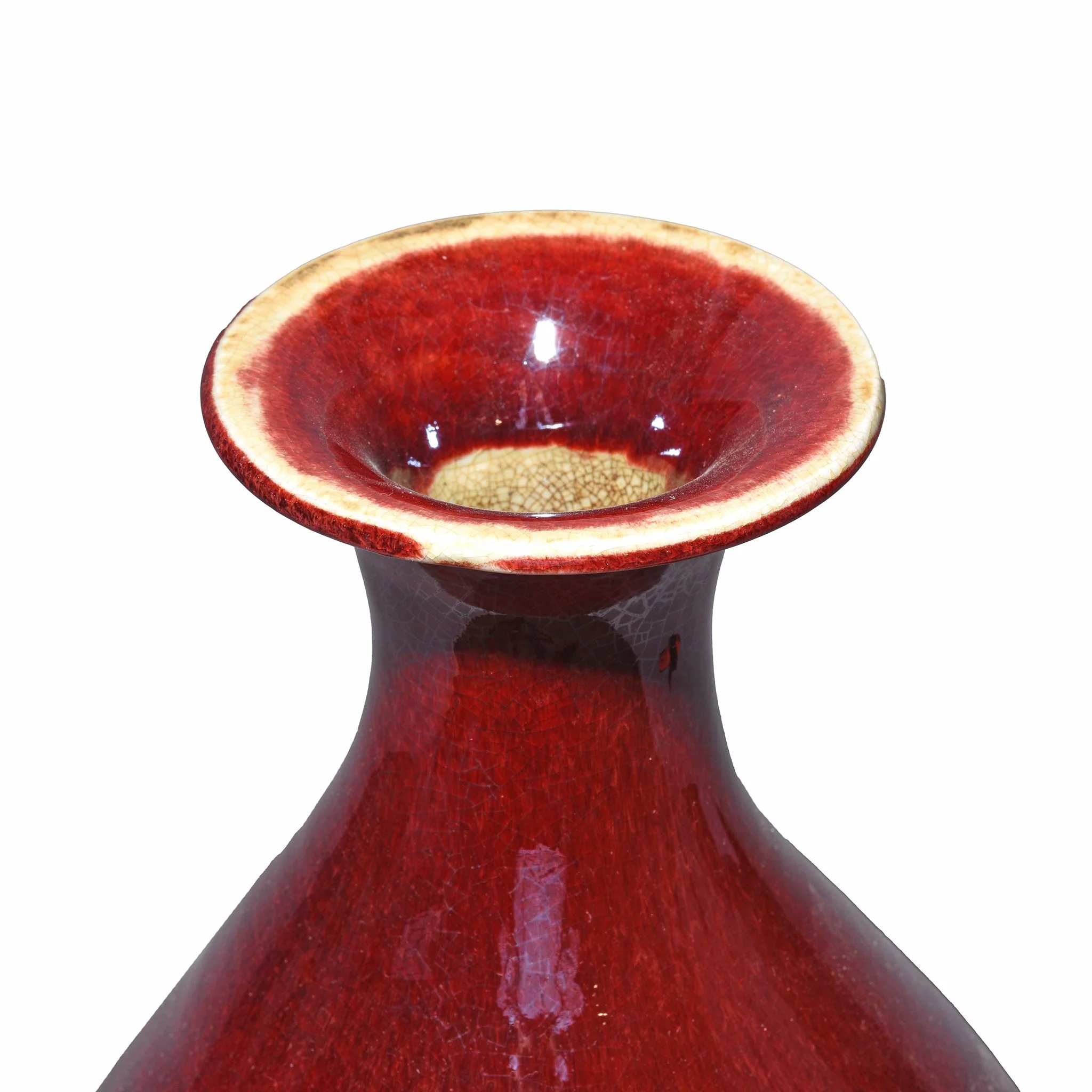 Sang De Boeuf Porcelain Yuhuchunping Vase - Image 2