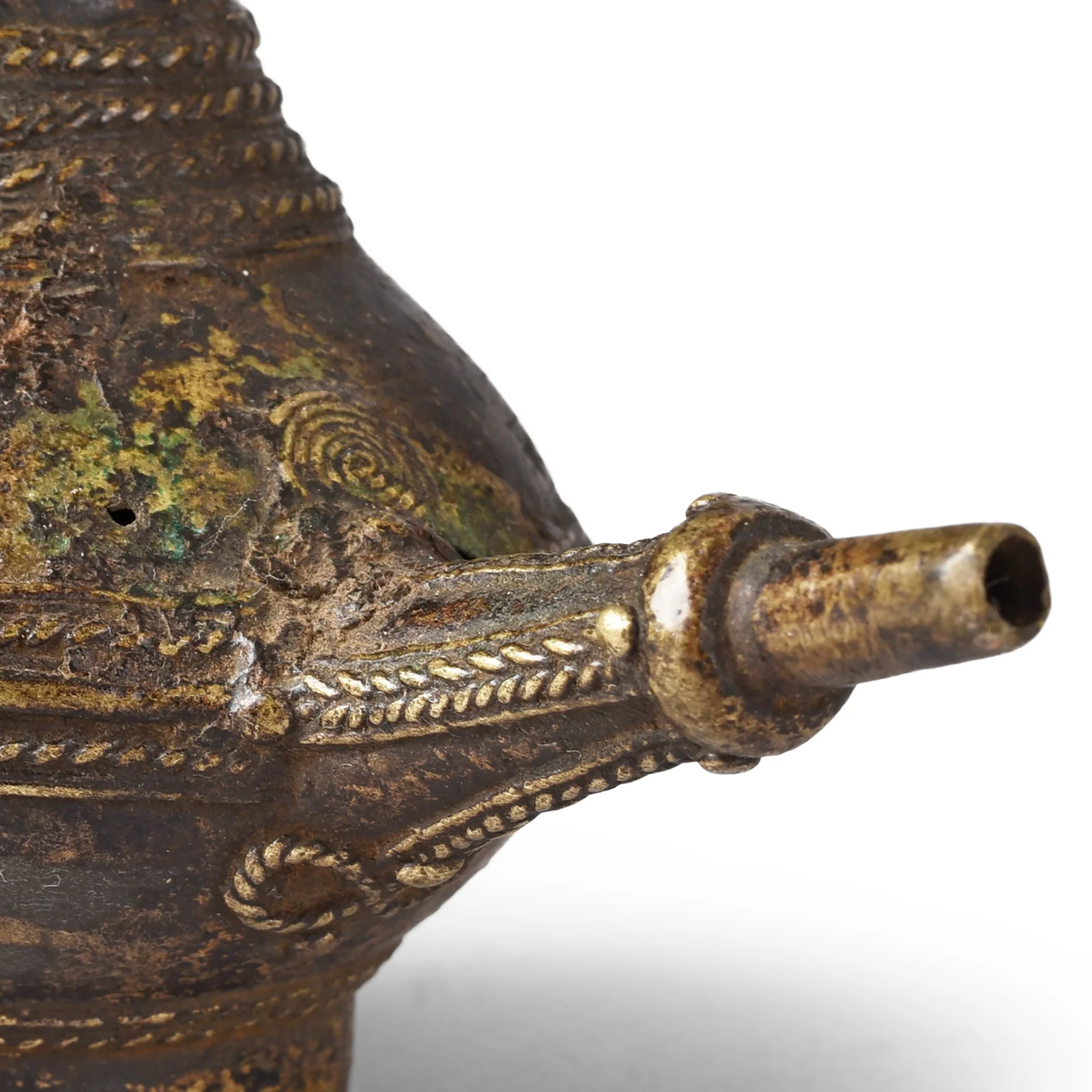 Saora Tribal Jeri Wine Pipe From Orissa - Ca 1920's - Image 3