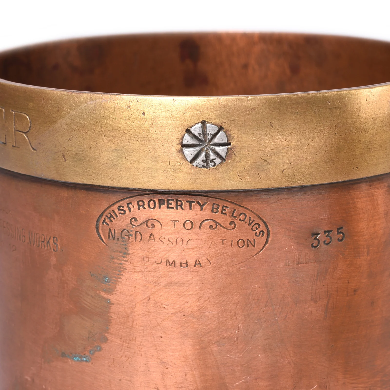 Set Of 3 Brass Measures From Bombay - Image 4