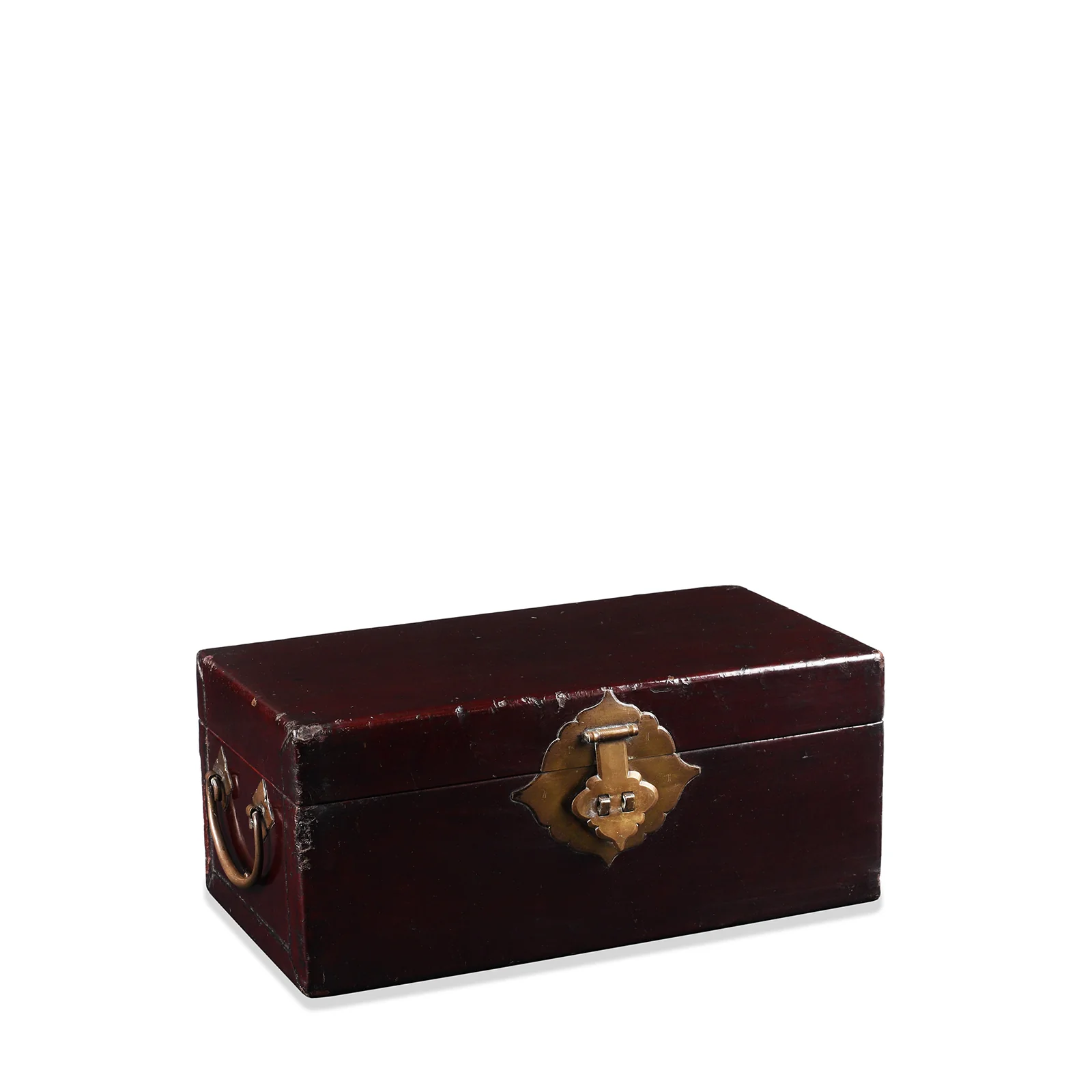 Aubergine Leather Trunks From Jiangxi - 19th Century - Image 2
