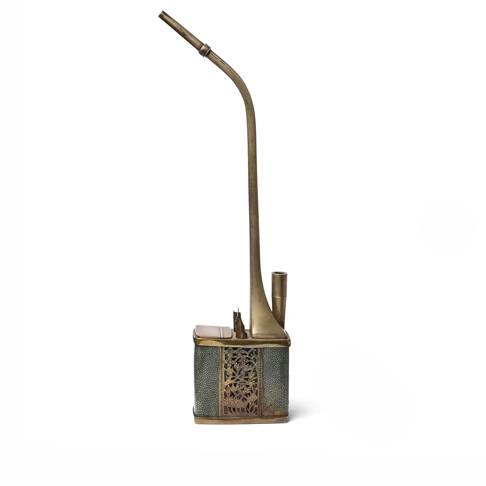 Shagreen Chinese Water Pipe - Ca 1900 - Image 5