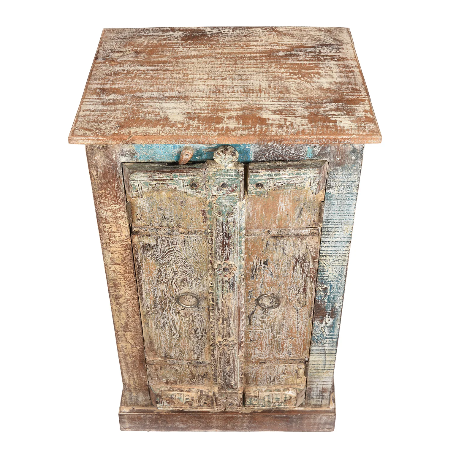 Side Cabinet Made From Reclaimed Teak - Image 5