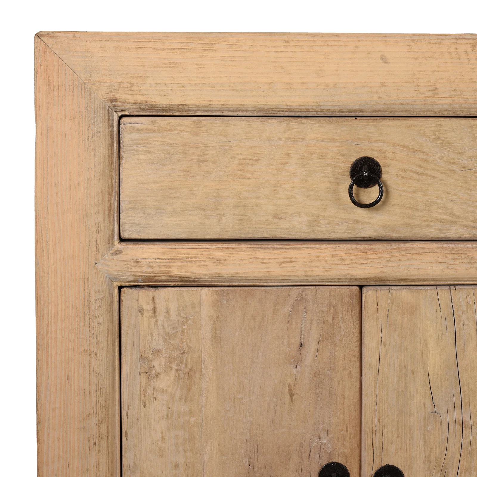 Mongolian Style Sideboard Made From Sunbleached Wood - Image 2
