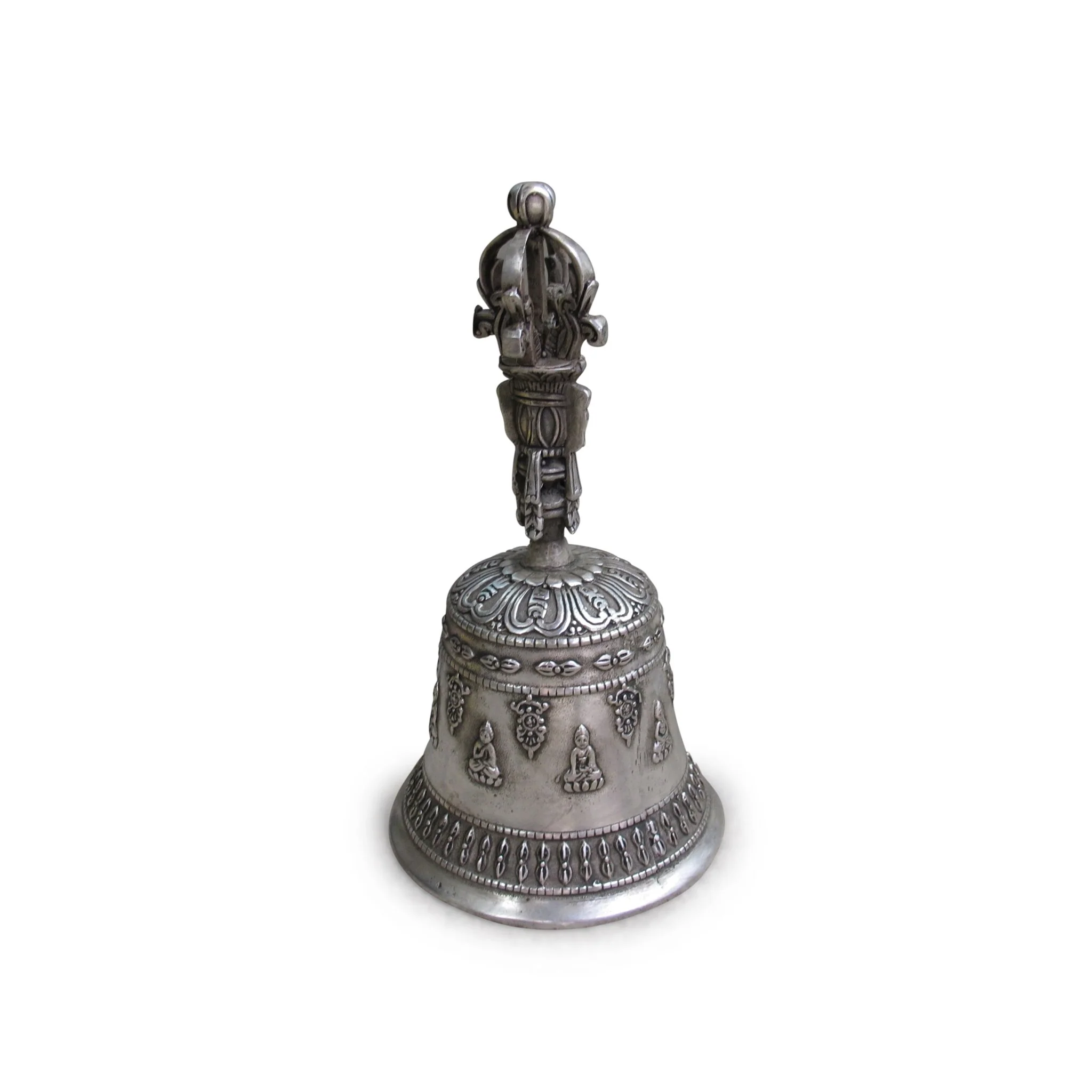 Silver Plated Tibetan Bell