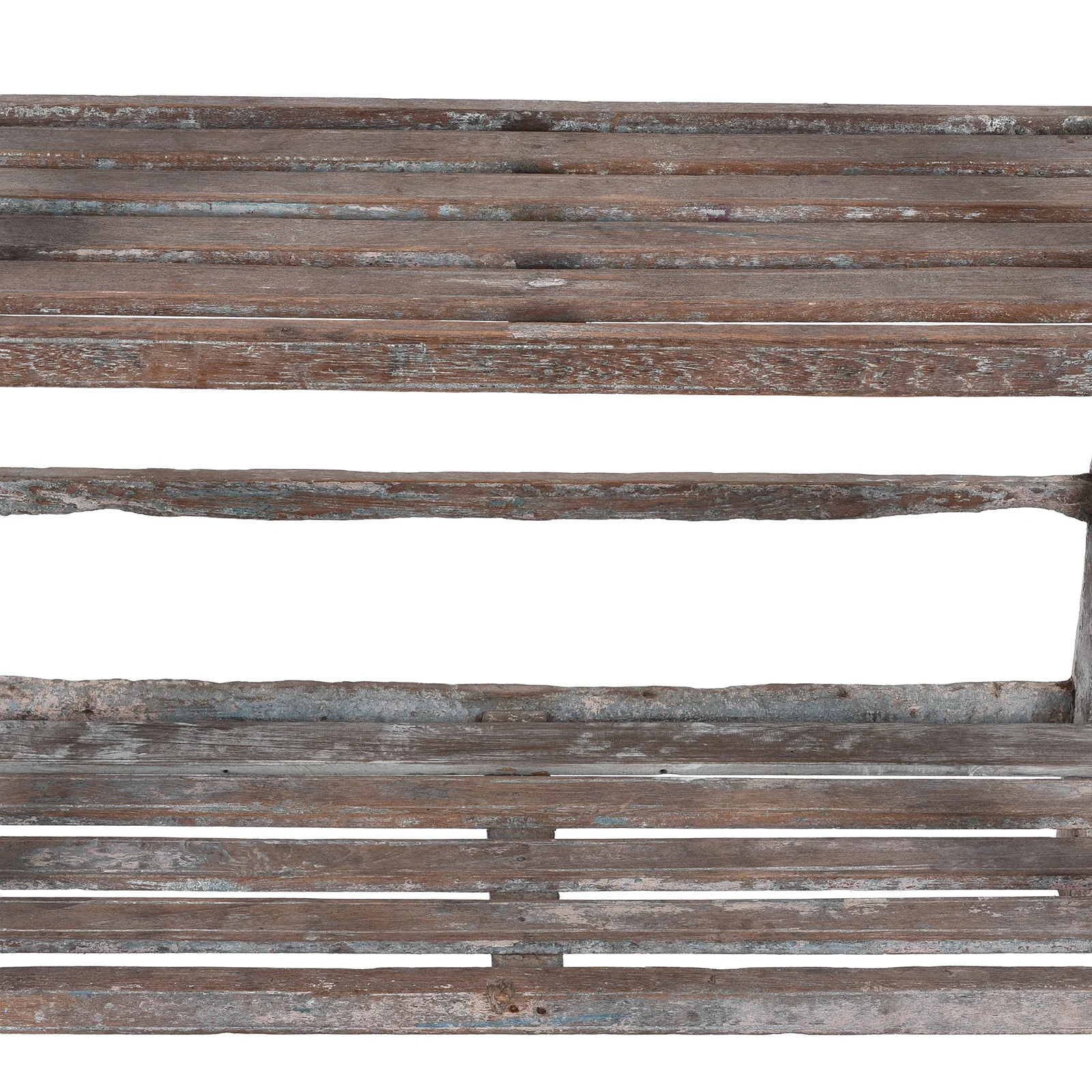 Slatted Teak Shelf From Rajasthan - Ca 1930 - Image 4