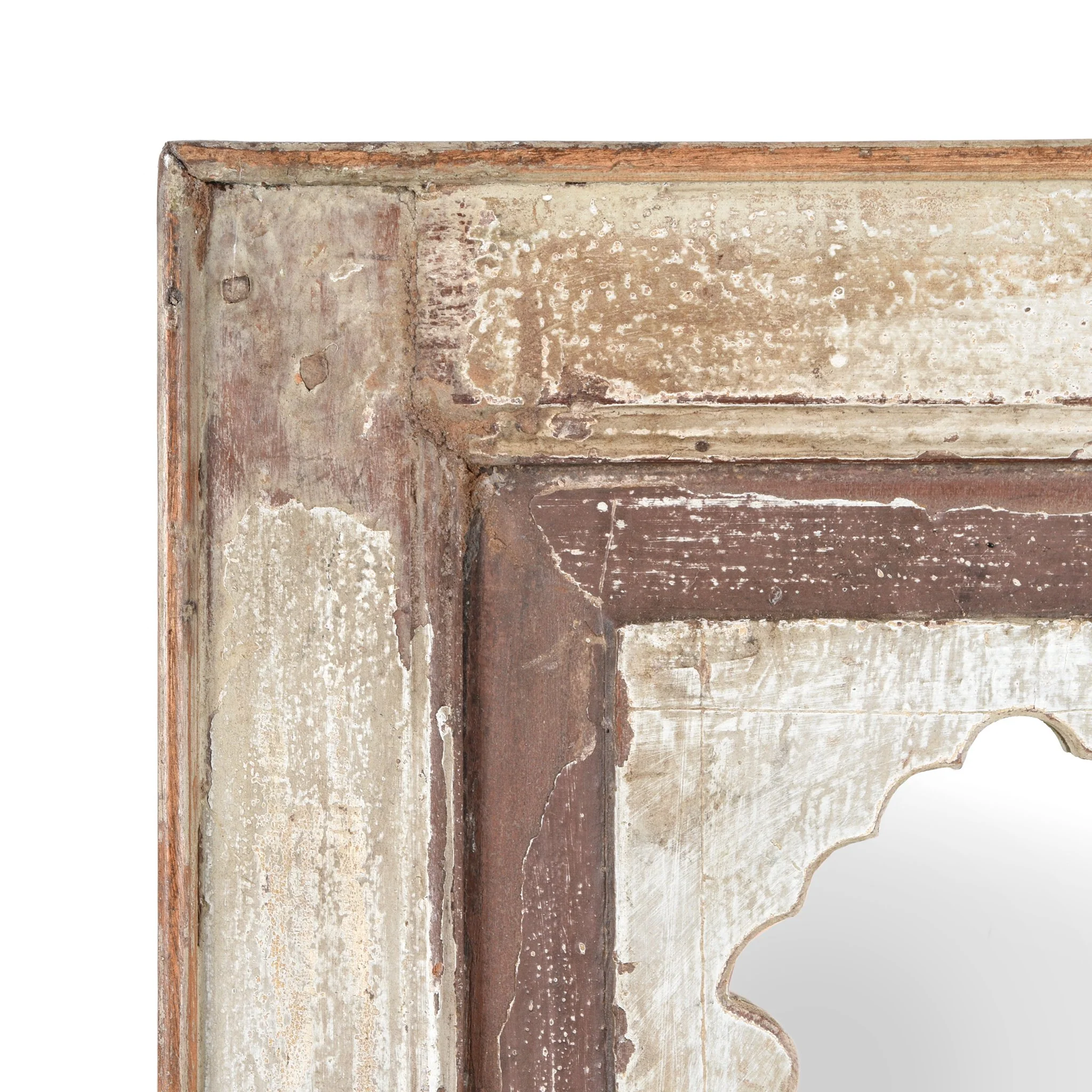 Mihrab Mirror Frame Made From Old Teak - 19thC - Image 6