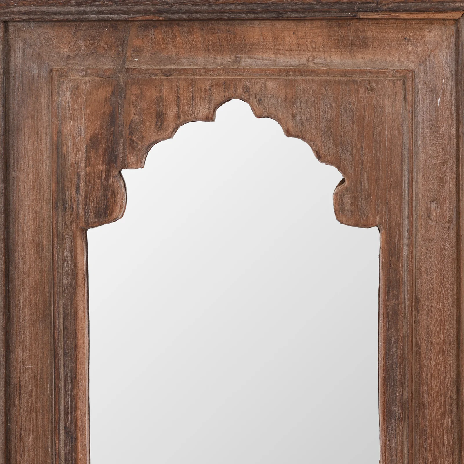 Mihrab Mirror Made From Old Teak Panel - Image 2
