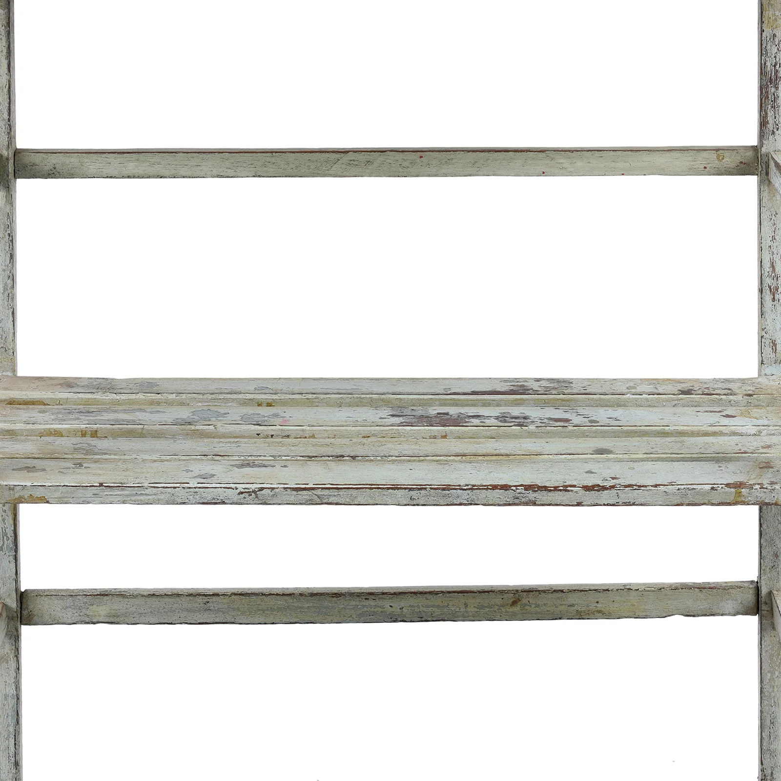 Small Painted Indian Slatted Shelf - 1930 - Image 3