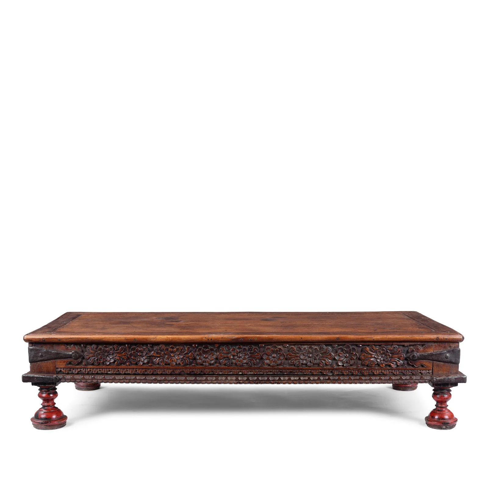 Antique Gujarati Takhat Coffee Table – 19th Century - Image 9